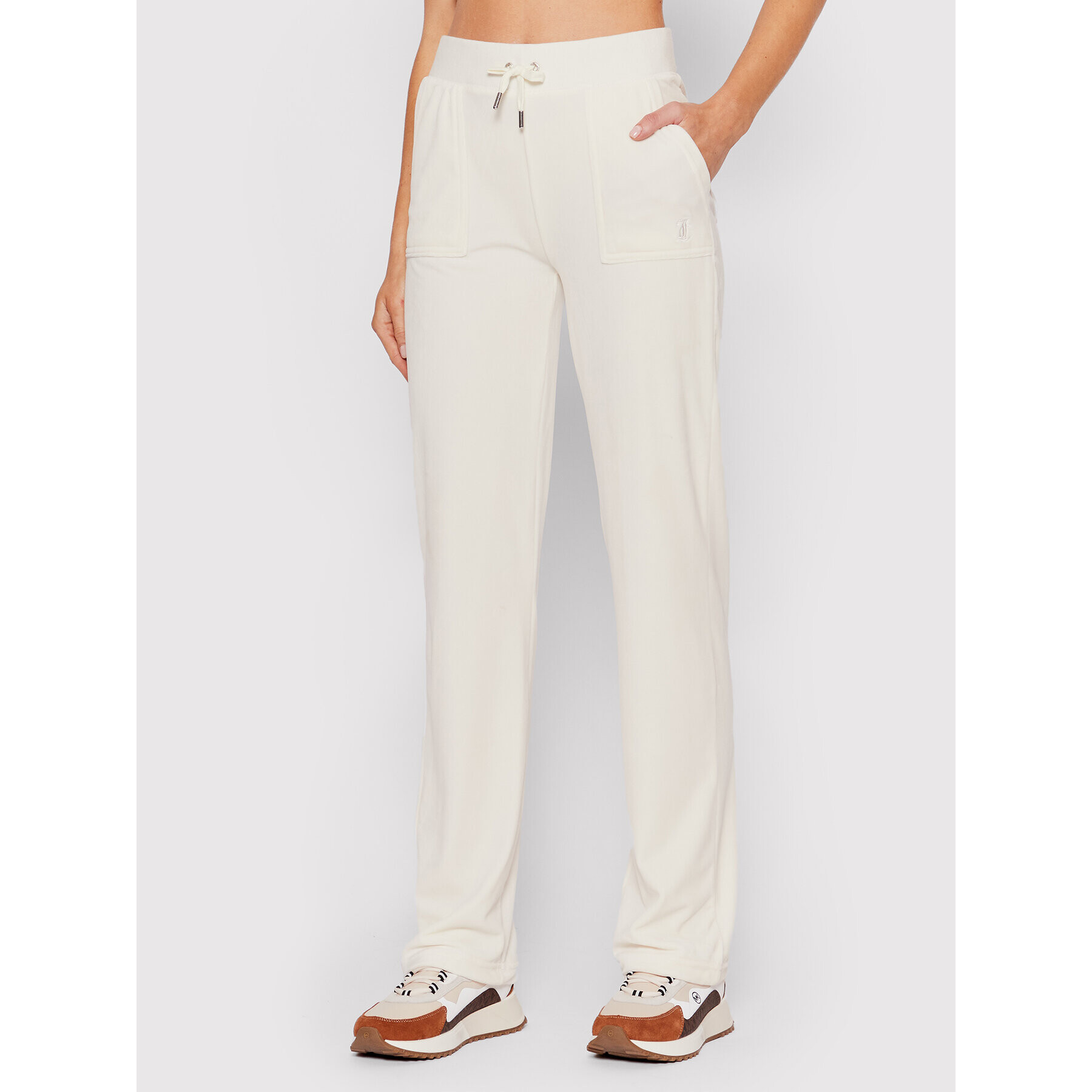 Juicy Couture Pantaloni trening Del Ray JCAP180 Bej Regular Fit - Pled.ro