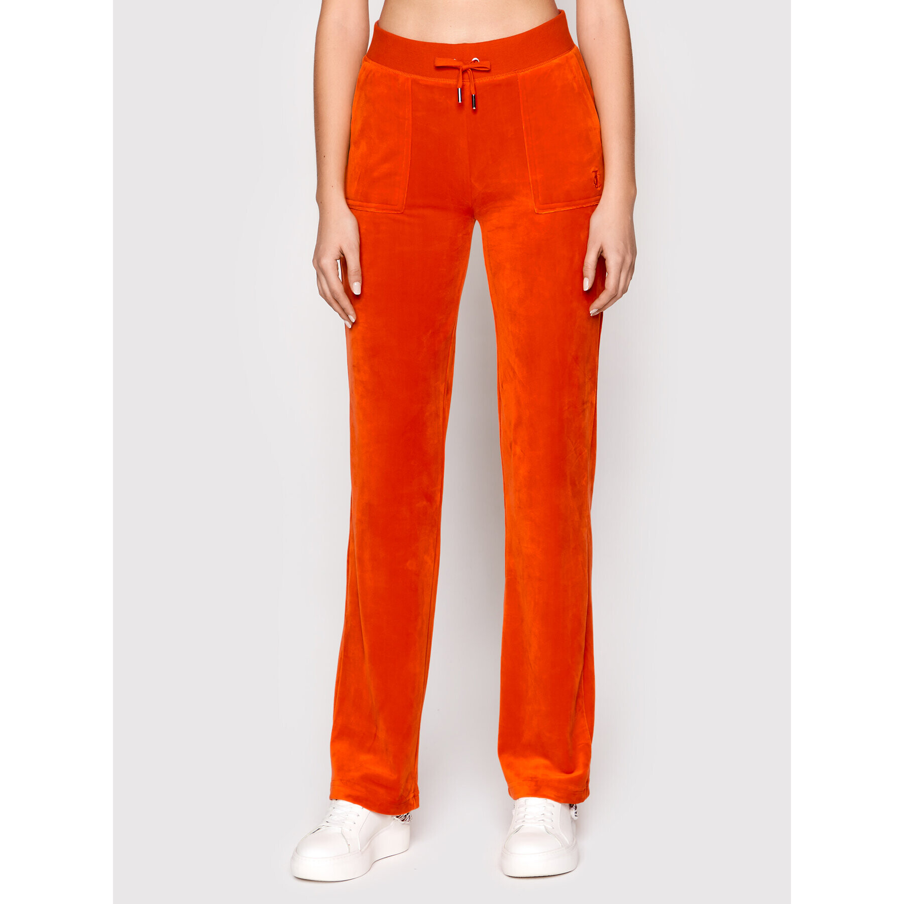 Juicy Couture Pantaloni trening Del Ray JCAP180 Portocaliu Regular Fit - Pled.ro