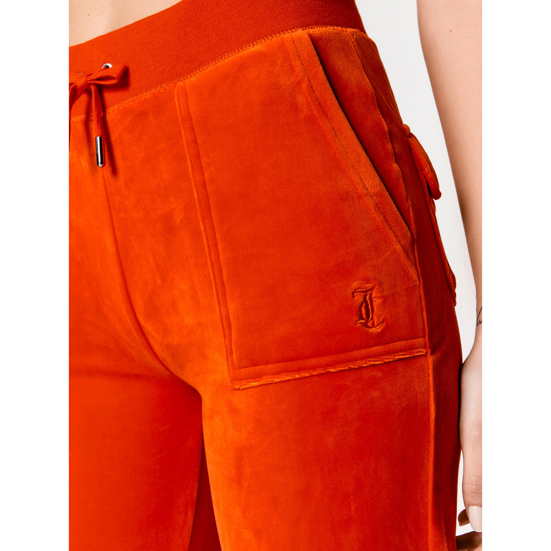 Juicy Couture Pantaloni trening Del Ray JCAP180 Portocaliu Regular Fit - Pled.ro