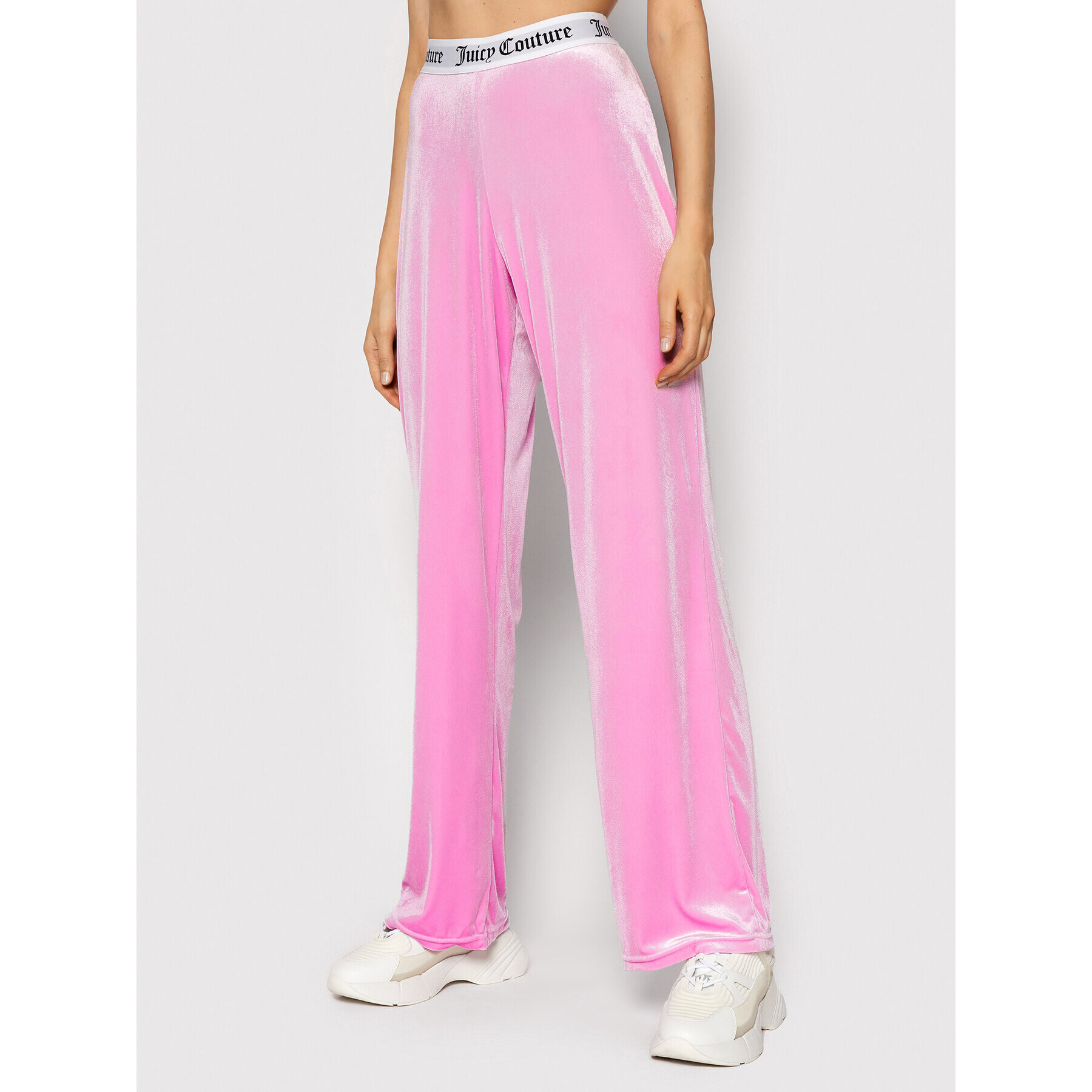 Juicy Couture Pantaloni trening Vicky Velvet JCLB220006 Roz Relaxed Fit - Pled.ro