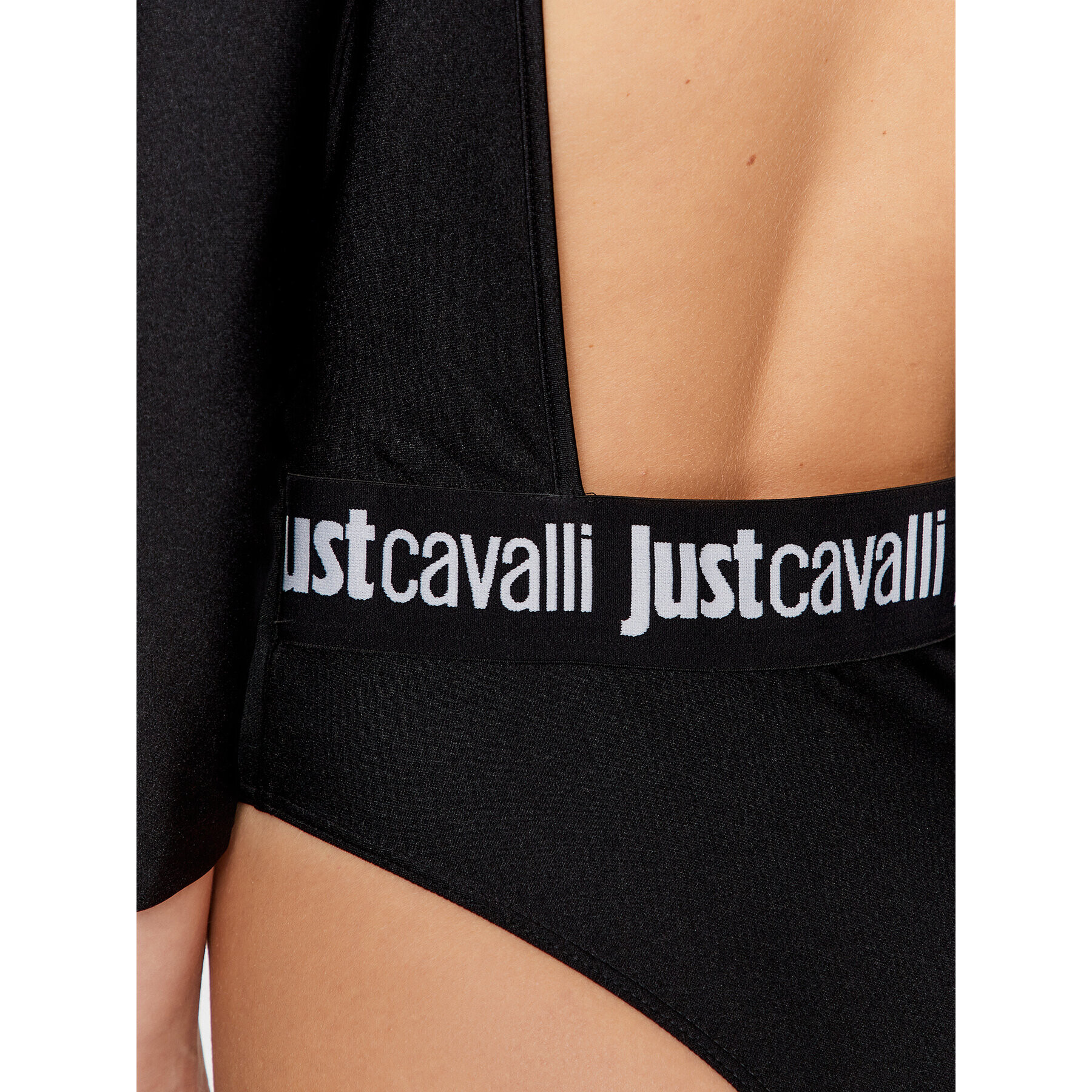 Just Cavalli Body 74PBM200 Negru Slim Fit - Pled.ro