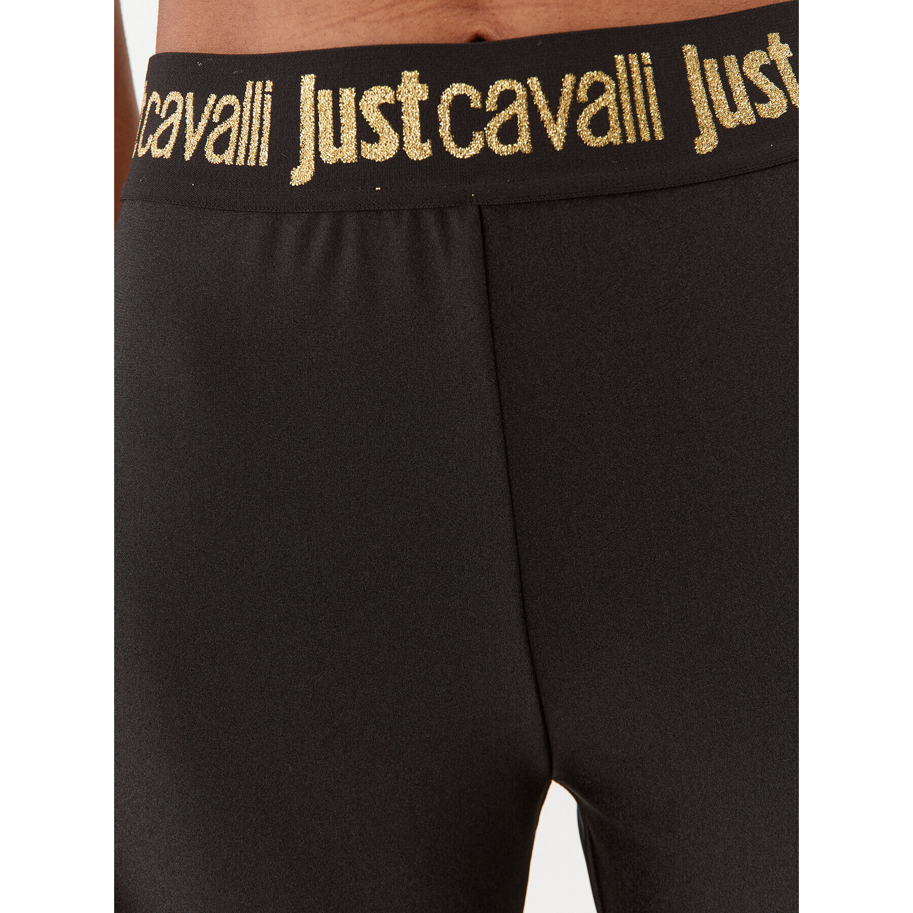 Just Cavalli Colanți 75PAC100 Negru Slim Fit - Pled.ro