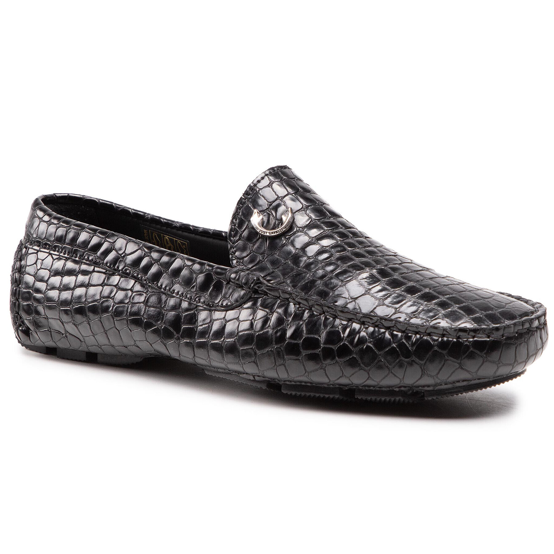 Just Cavalli Mocasini S08WR0040 Negru - Pled.ro