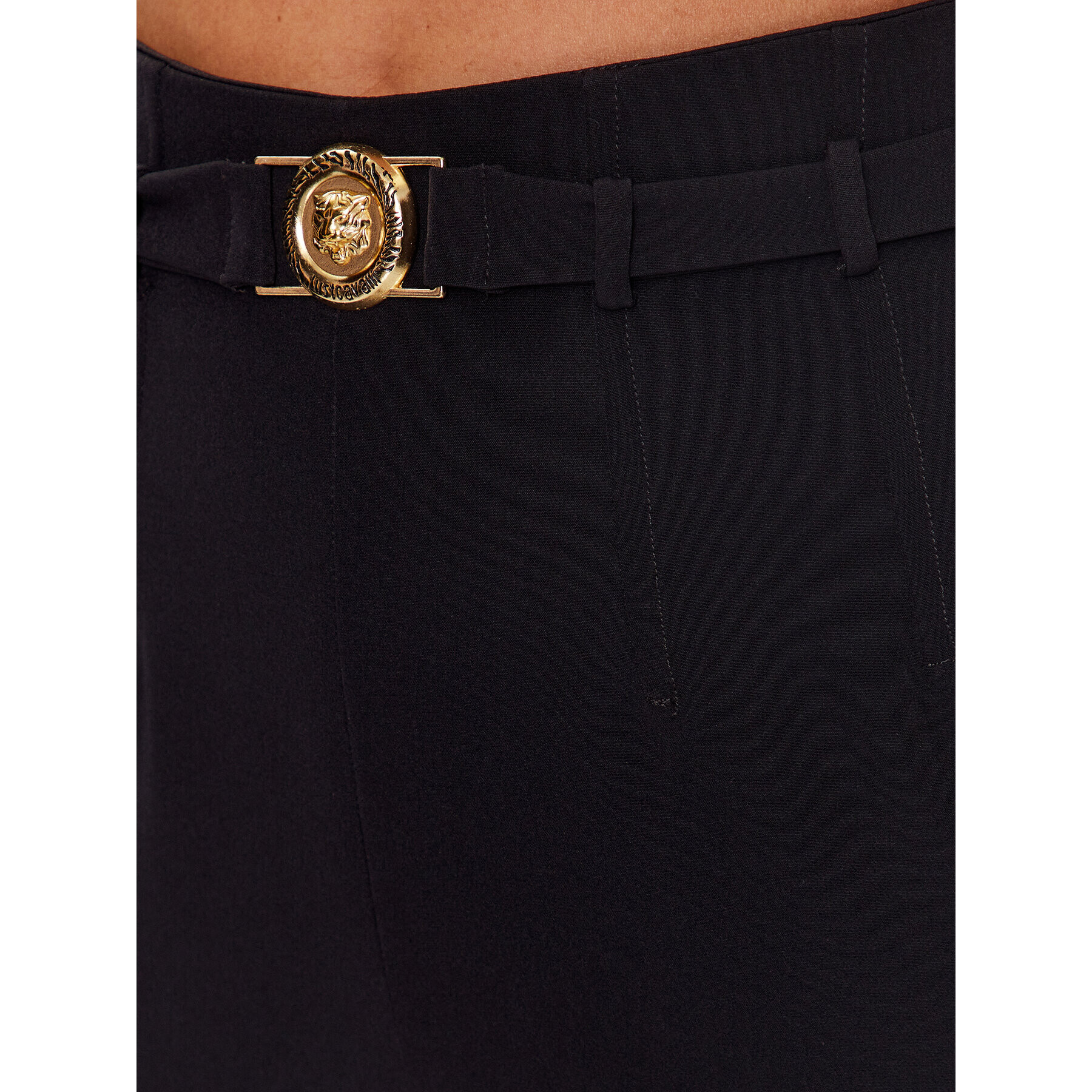 Just Cavalli Pantaloni din material 74PBA117 Negru Regular Fit - Pled.ro