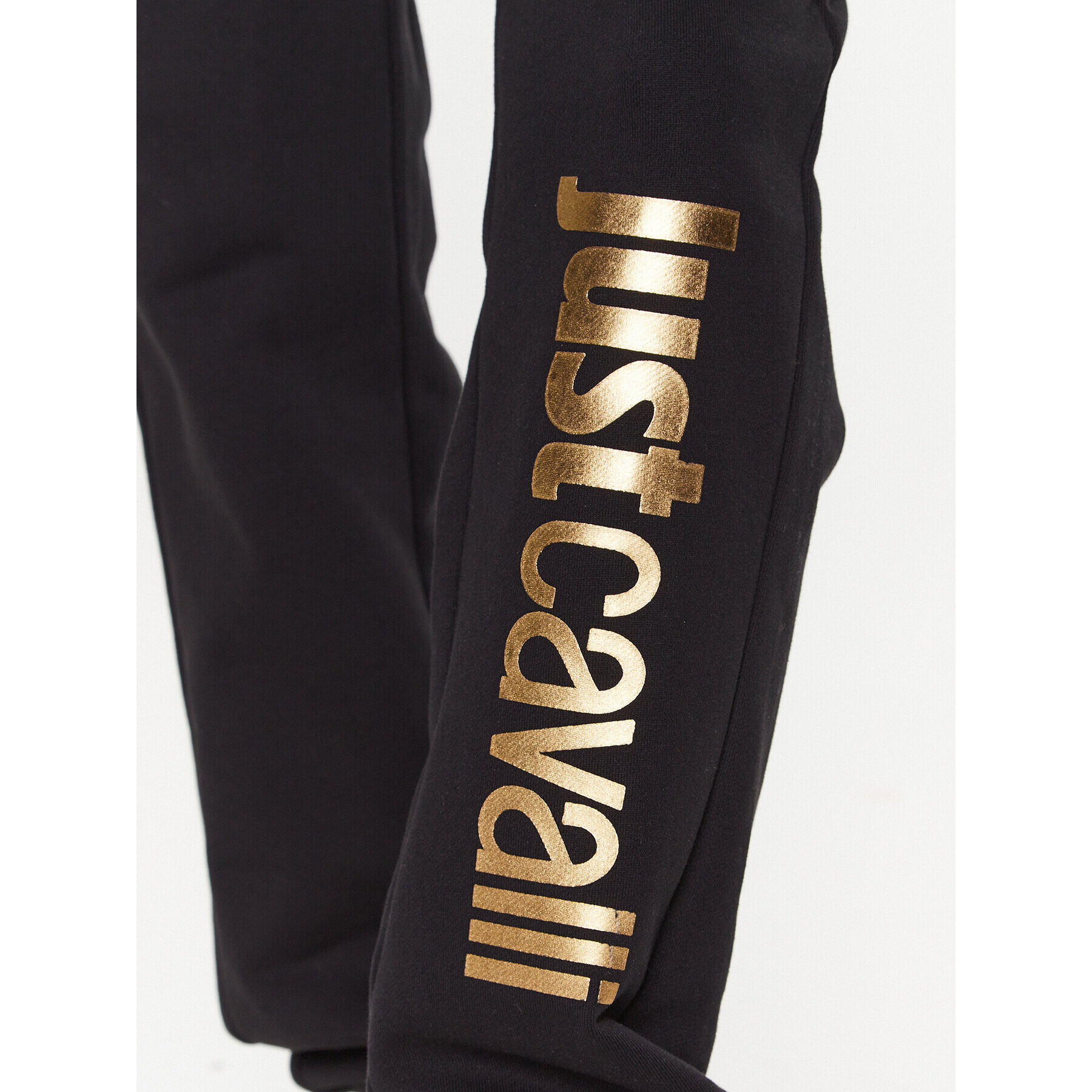 Just Cavalli Pantaloni trening 74PBAF00 Negru Regular Fit - Pled.ro