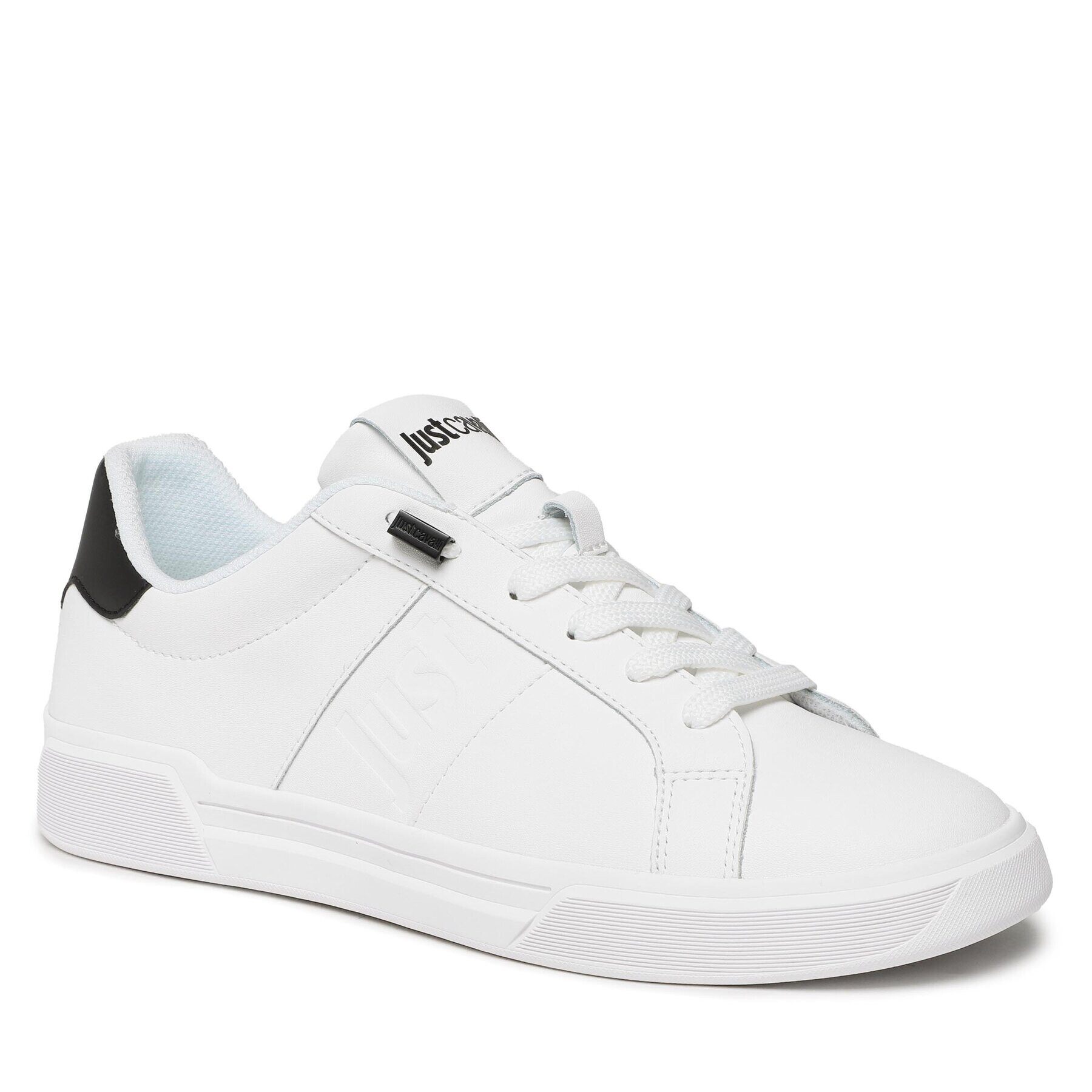 Just Cavalli Sneakers 74QB3SB2 Alb - Pled.ro