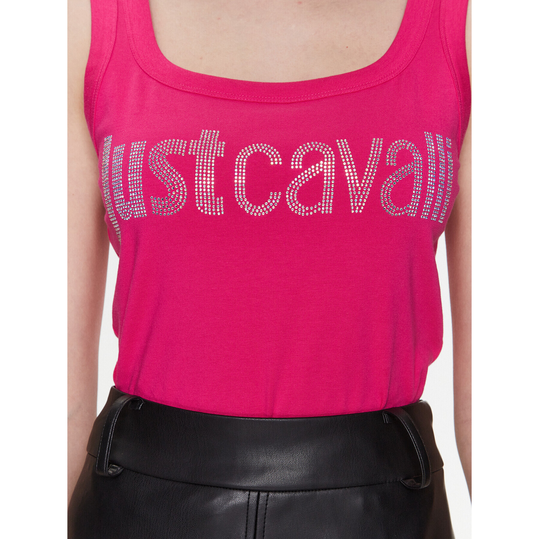 Just Cavalli Top 74PBME01 Roz Regular Fit - Pled.ro