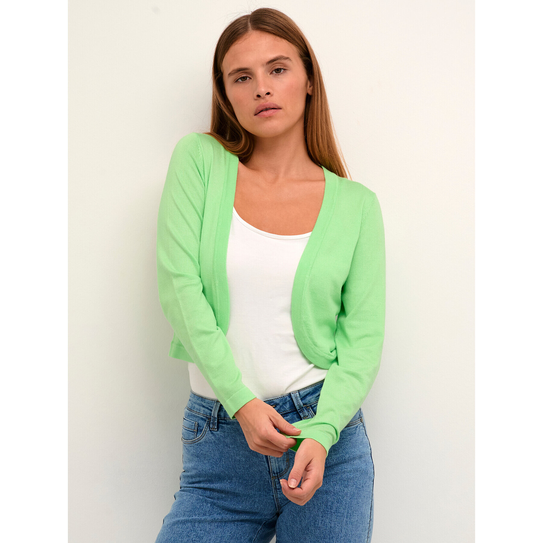 Kaffe Bolero Astrid 500020 Verde Regular Fit - Pled.ro