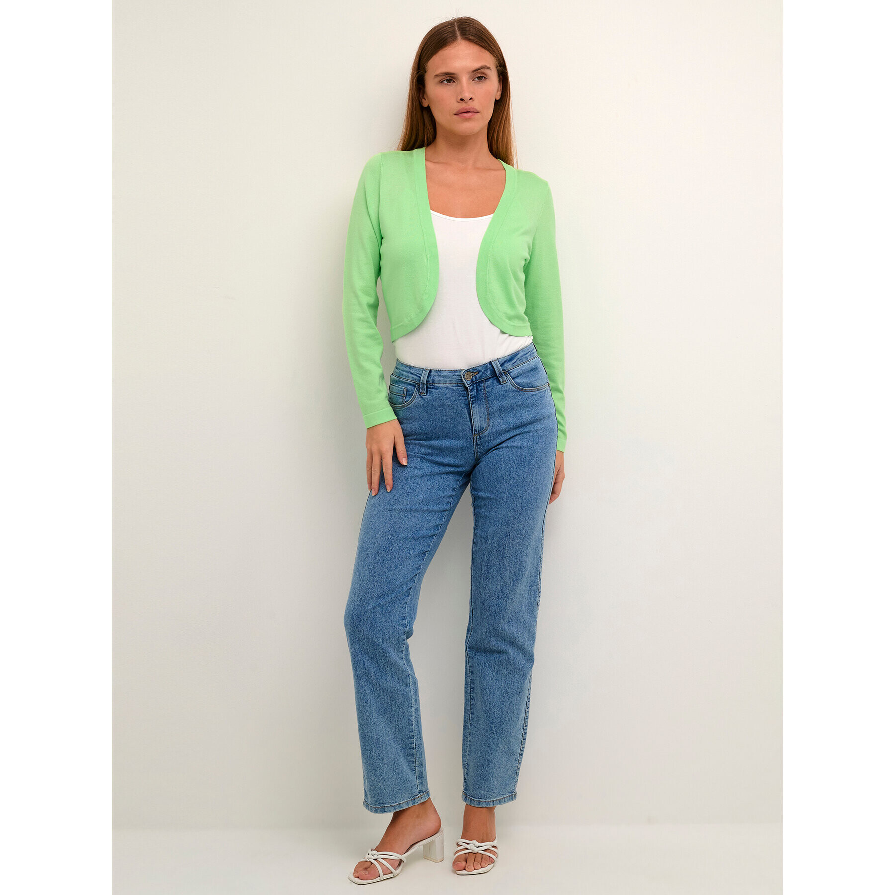 Kaffe Bolero Astrid 500020 Verde Regular Fit - Pled.ro