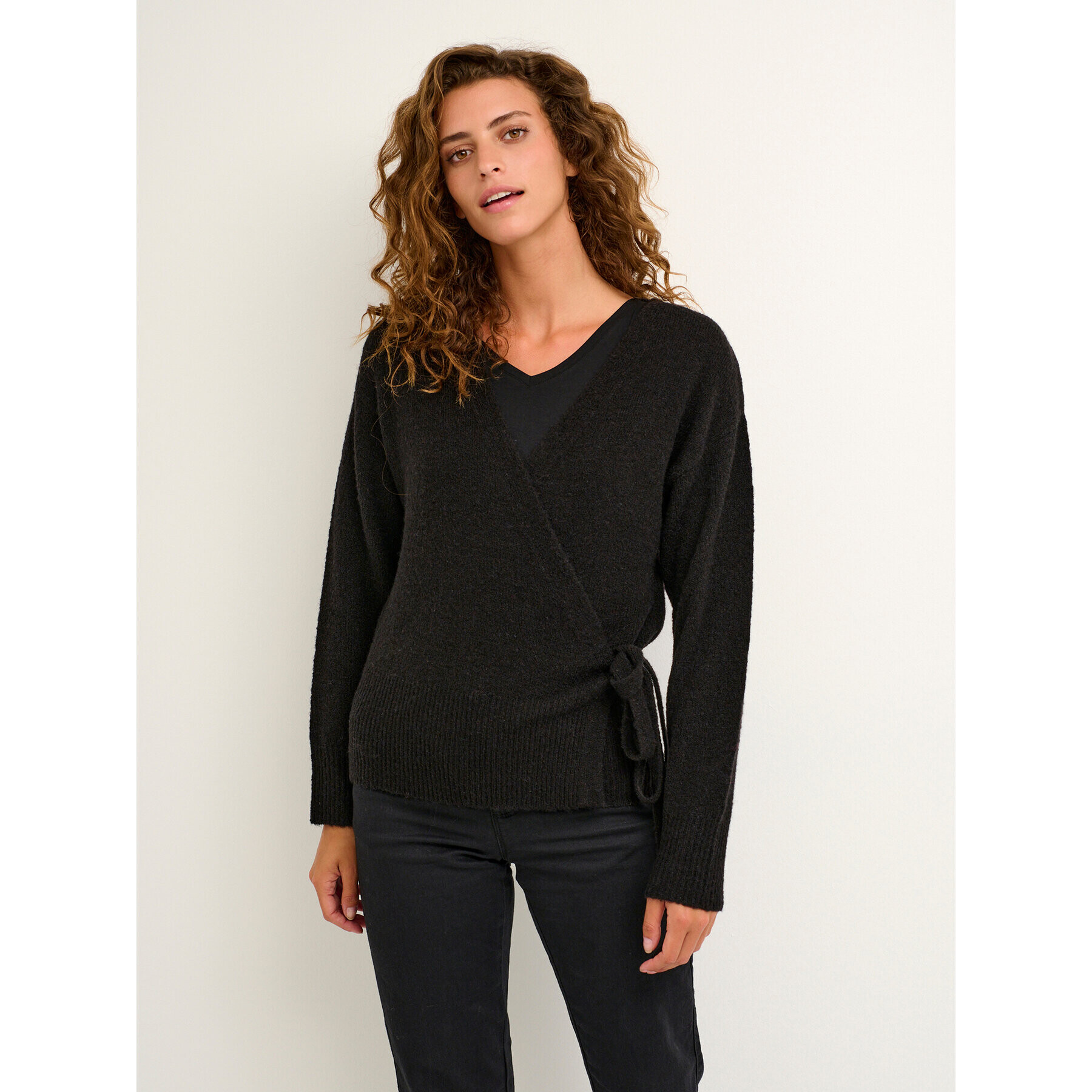 Kaffe Cardigan Wendy 10503693 Negru Regular Fit - Pled.ro