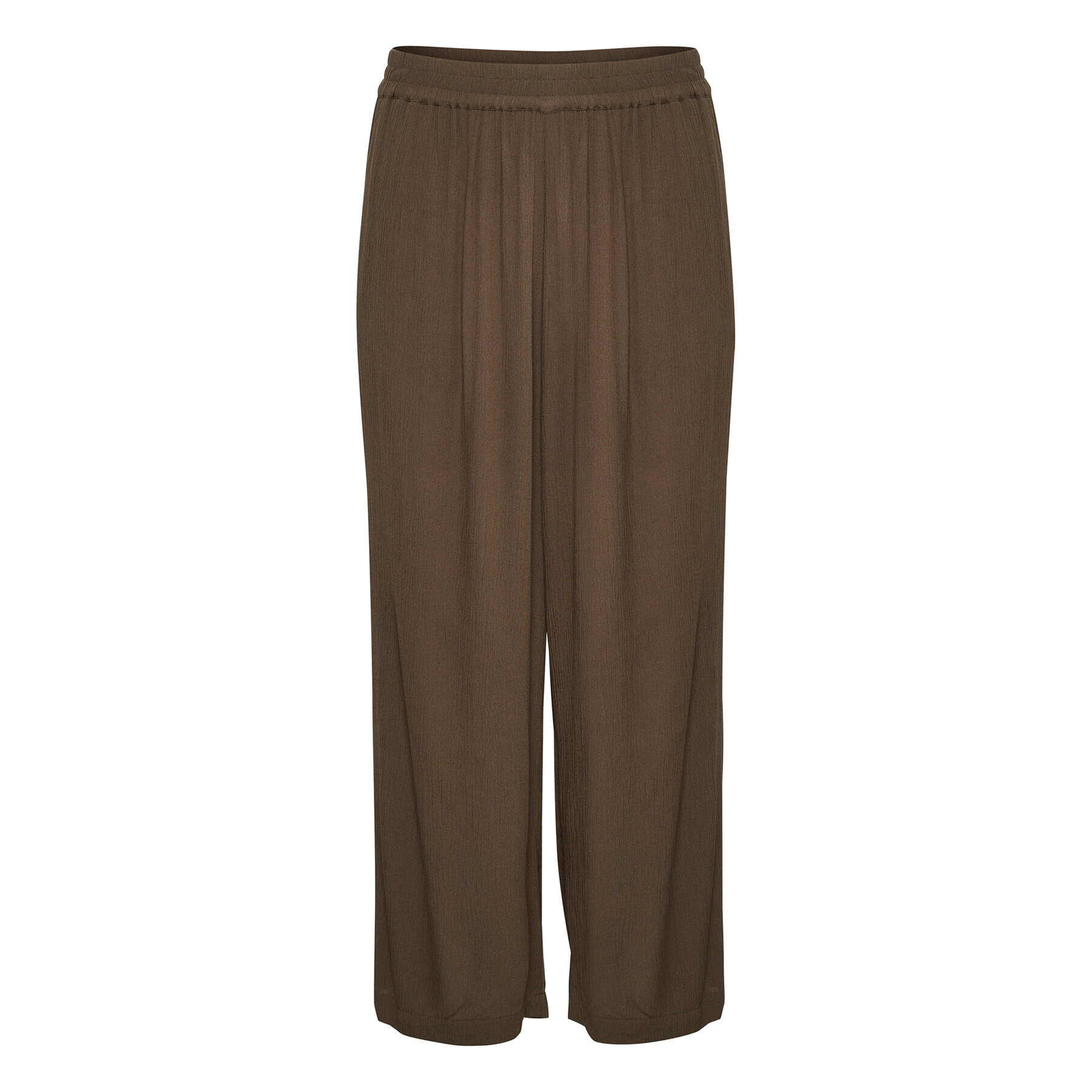 Kaffe Pantaloni din material Dacia Amber 10506454 Verde Loose Fit - Pled.ro