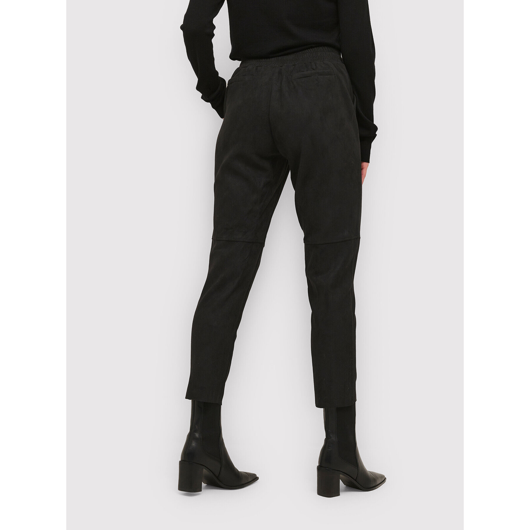 Kaffe Pantaloni din material Doria 10505836 Negru Regular Fit - Pled.ro