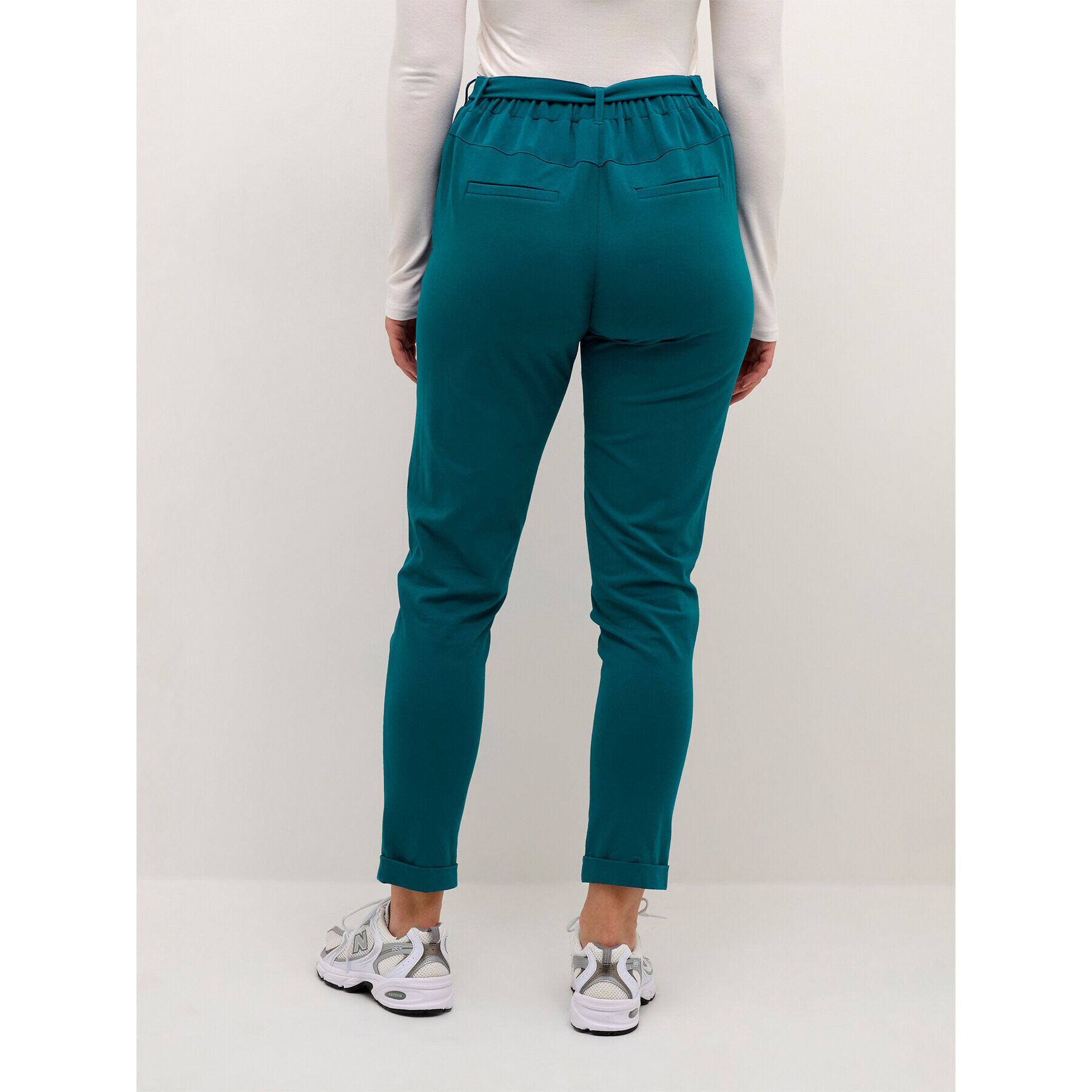 Kaffe Pantaloni din material Jillian 10501516 Albastru Regular Fit - Pled.ro