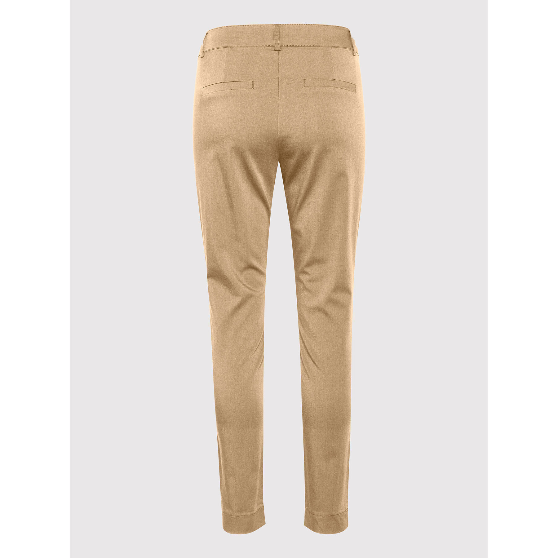 Kaffe Pantaloni din material Lea 10505191 Bej Slim Fit - Pled.ro