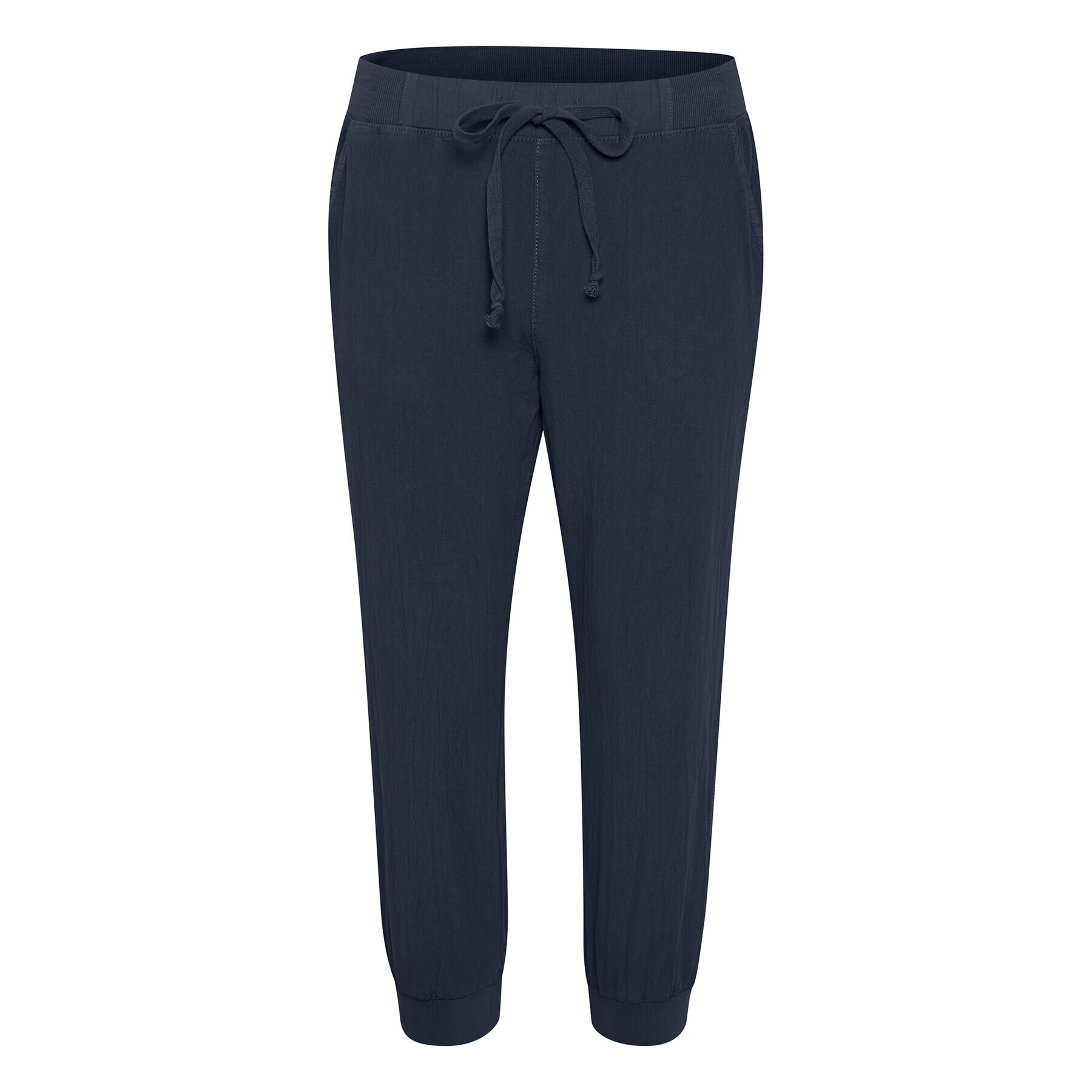 Kaffe Pantaloni din material Naya 10502803 Bleumarin Regular Fit - Pled.ro