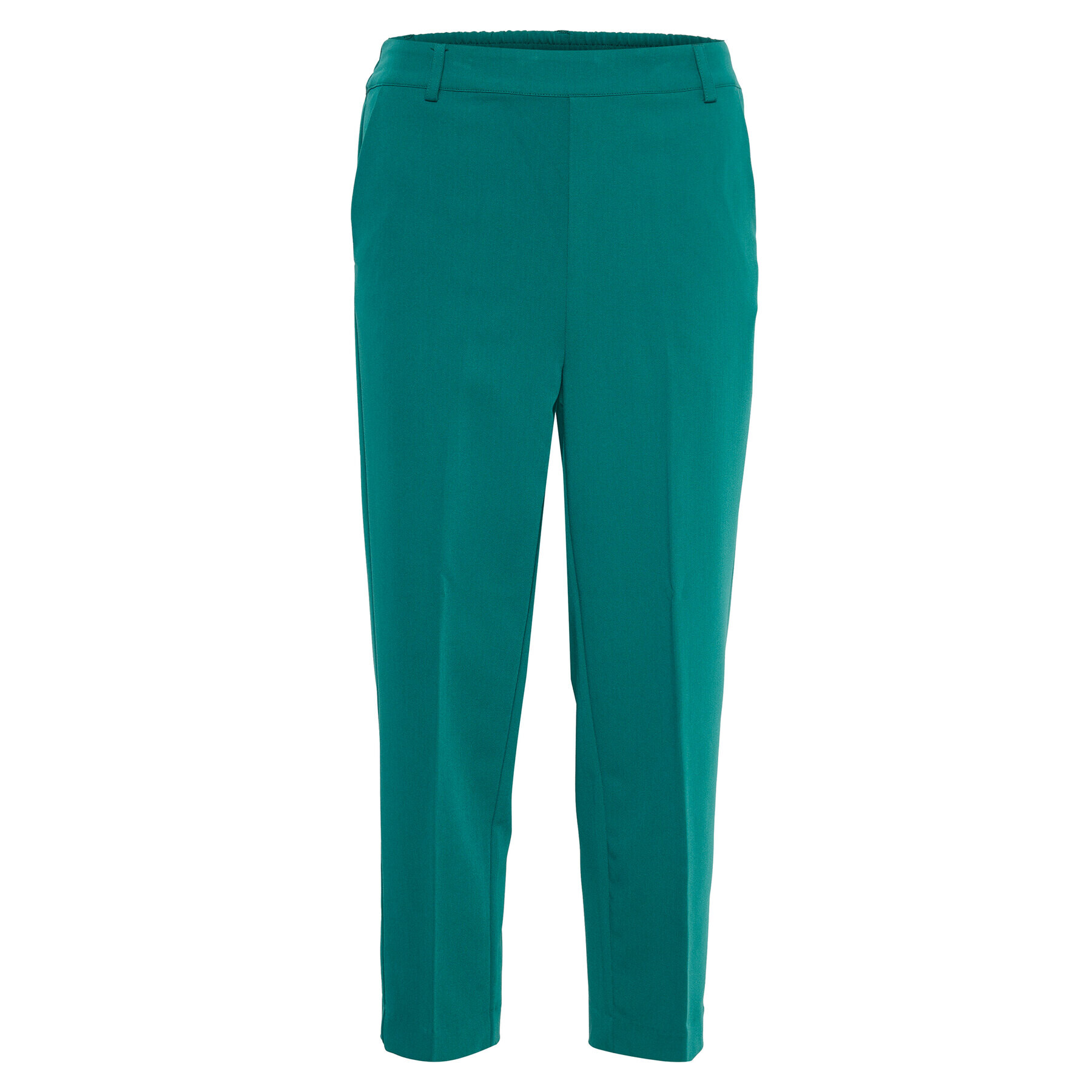 Kaffe Pantaloni din material Sakura 10506127 Verde Relaxed Fit - Pled.ro