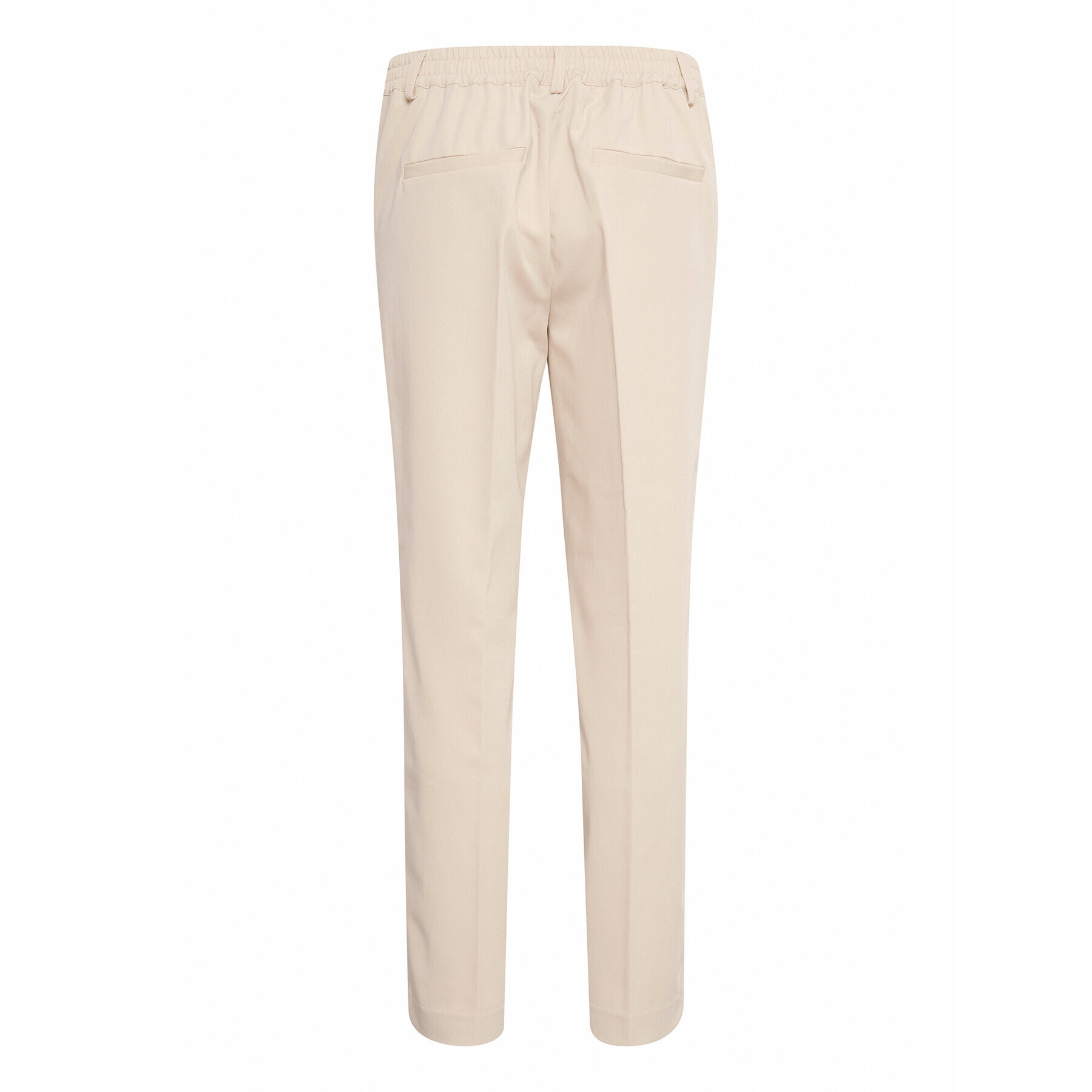 Kaffe Pantaloni din material Sakura 10506858 Alb Relaxed Fit - Pled.ro