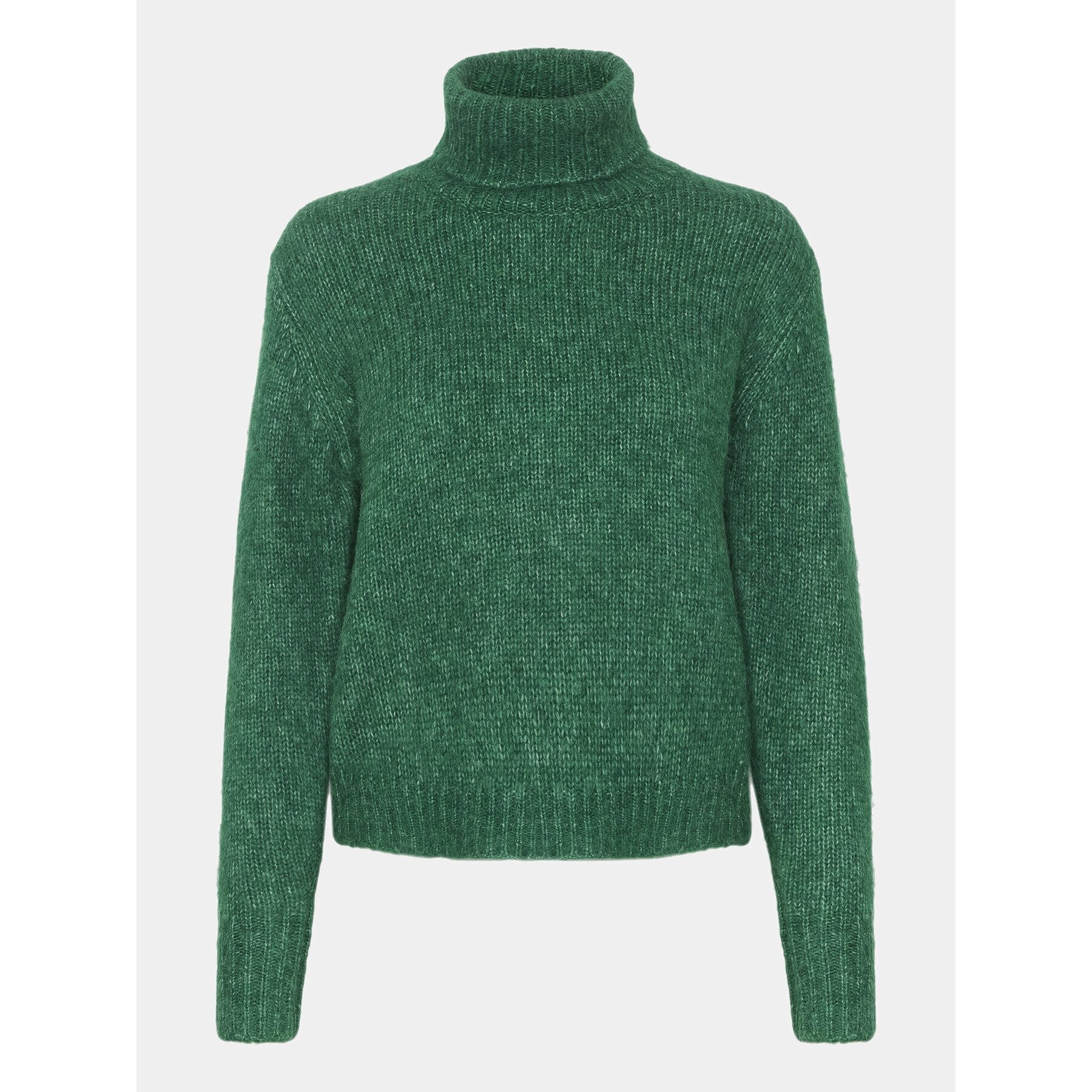 Kaffe Pulover Kaalioma Rollneck 10506946 Verde Loose Fit - Pled.ro