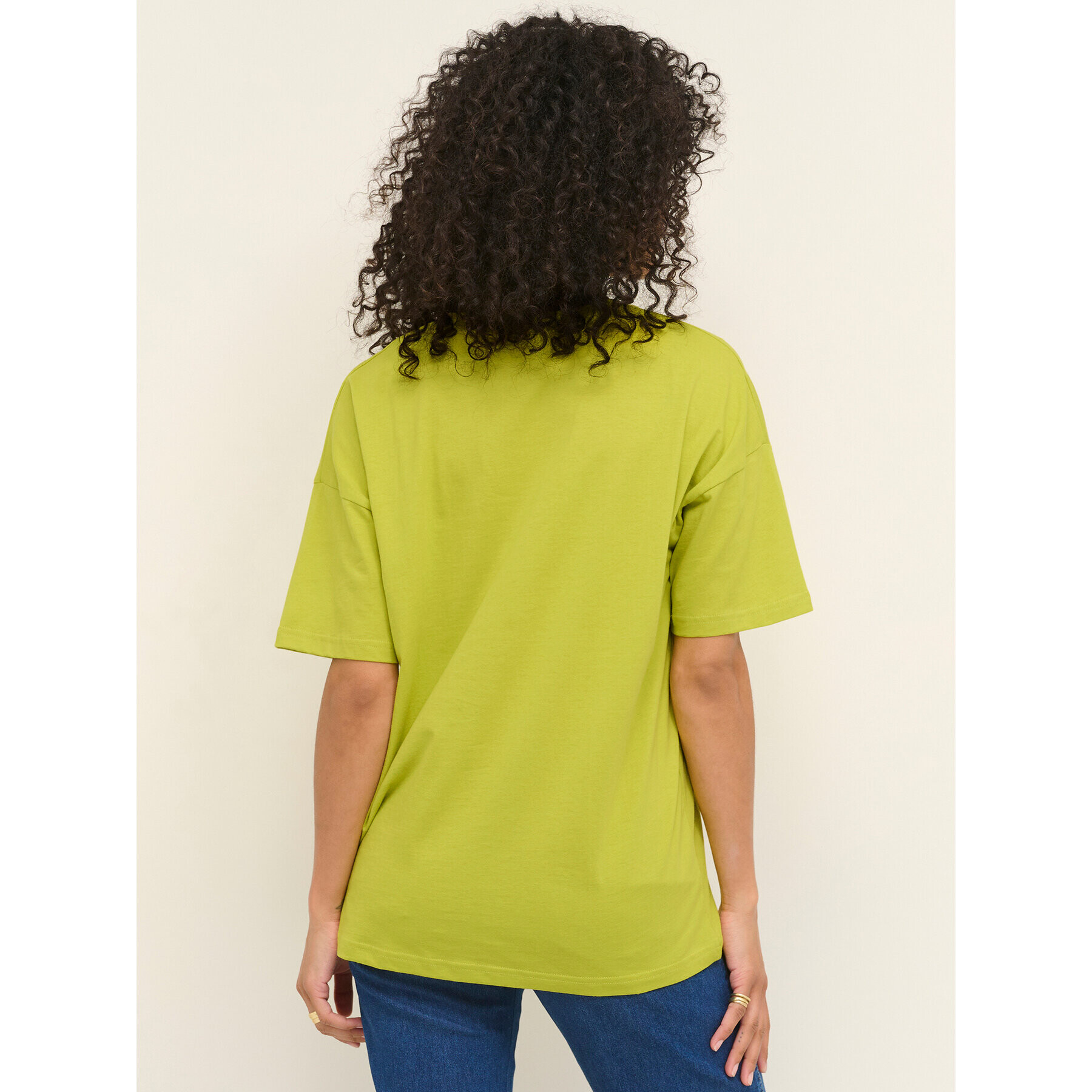 Kaffe Tricou Julia 10507171 Verde Loose Fit - Pled.ro