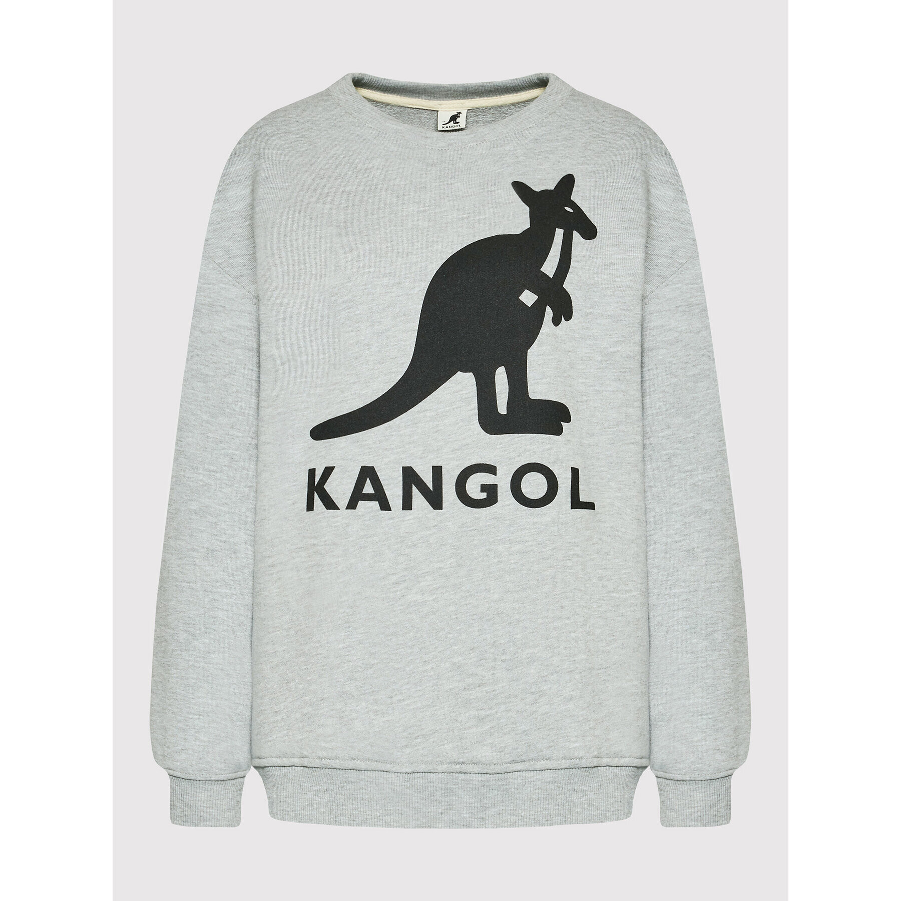 Kangol Bluză Unisex Crew Sweat Essential KLEU003 Gri Regular Fit - Pled.ro