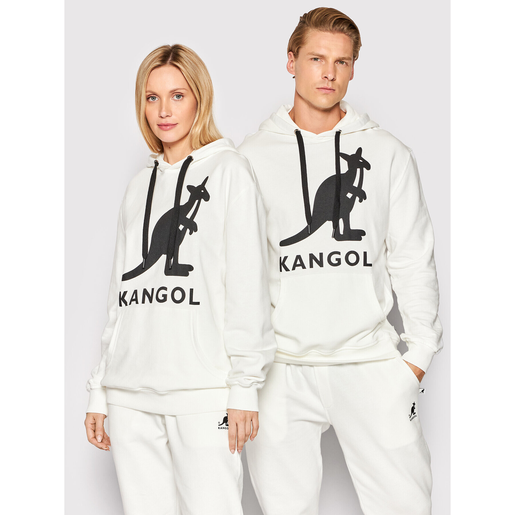 Kangol Bluză Unisex Essential KLEU001 Écru Regular Fit - Pled.ro