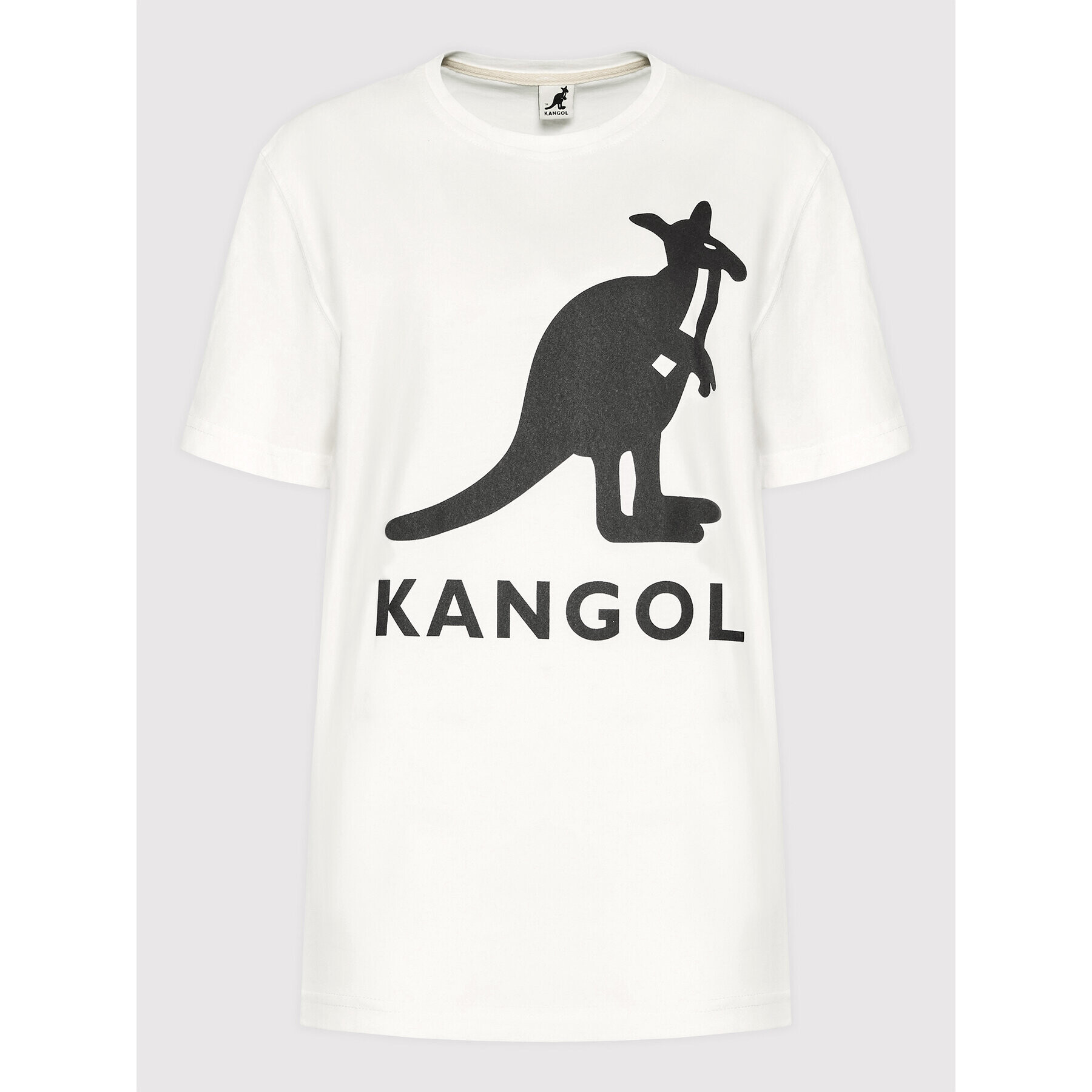 Kangol Tricou Unisex Essential KLEU005 Alb Regular Fit - Pled.ro