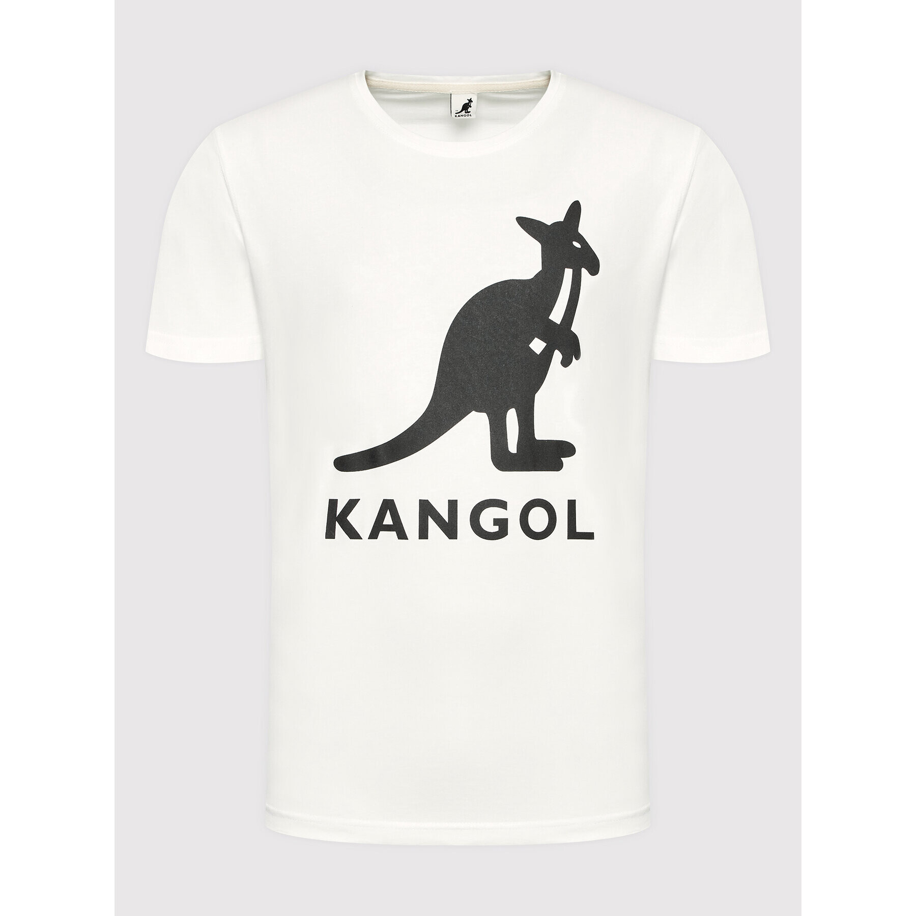 Kangol Tricou Unisex Essential KLEU005 Alb Regular Fit - Pled.ro