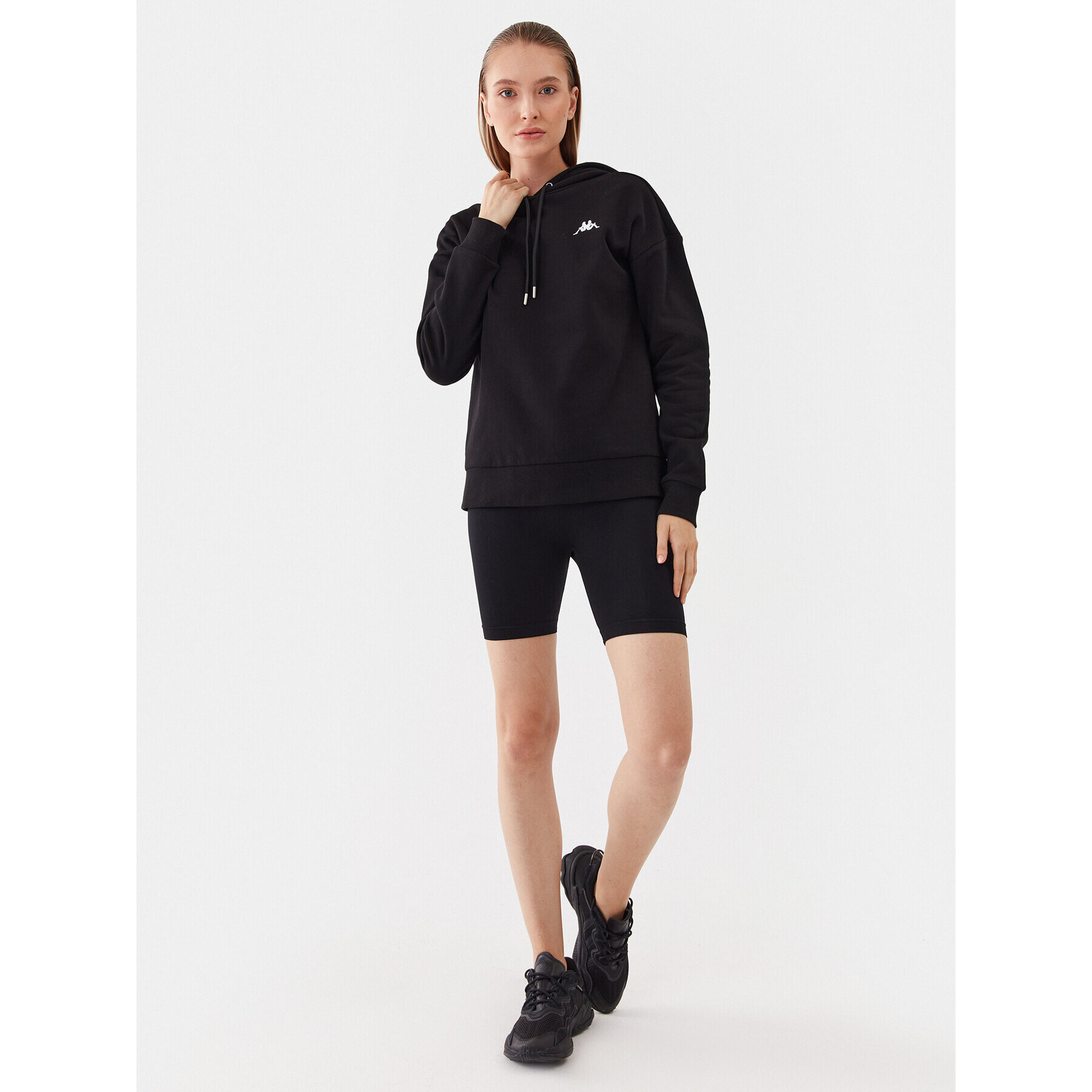 Kappa Bluză 710067 Negru Regular Fit - Pled.ro