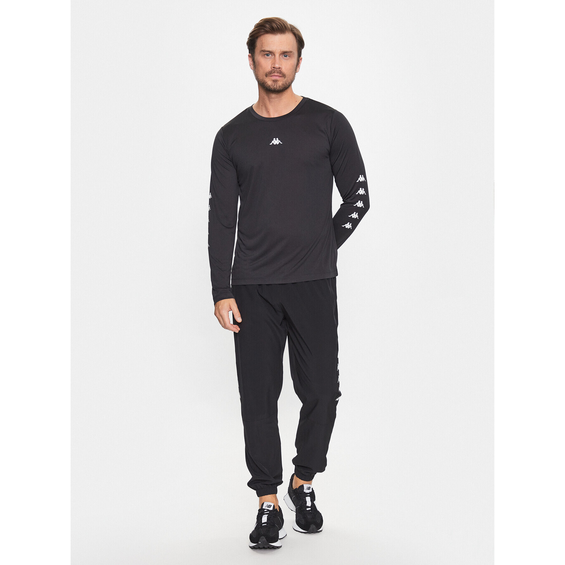 Kappa Longsleeve 312001 Negru Slim Fit - Pled.ro