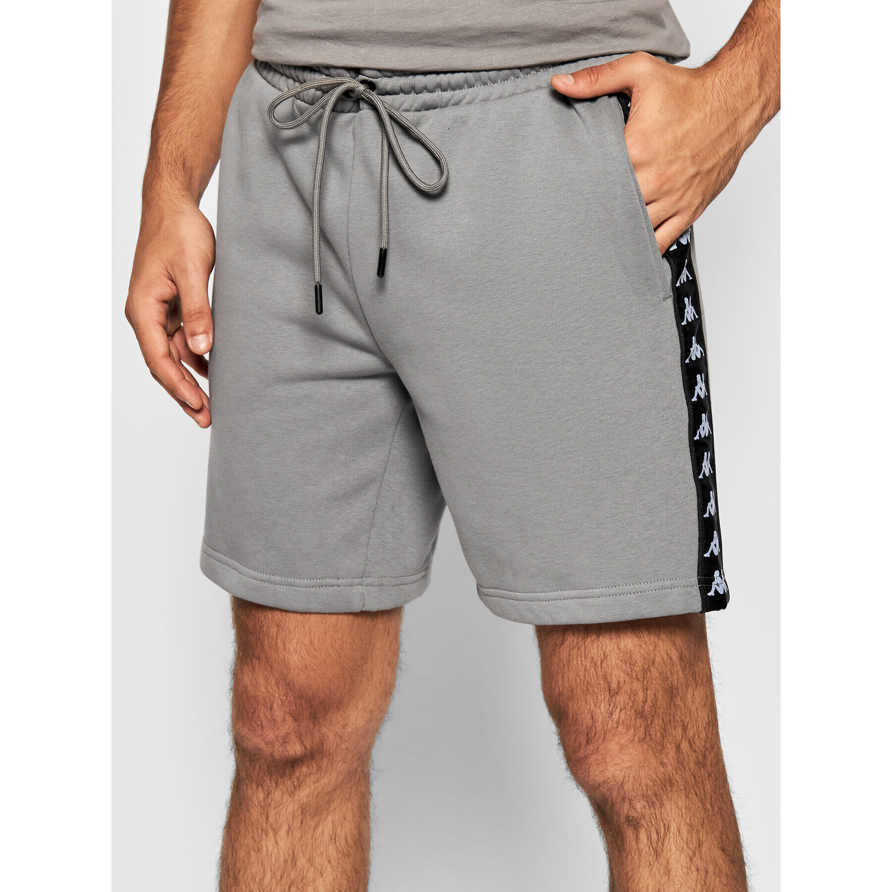 Kappa Pantaloni scurți sport 310052 Gri Regular Fit - Pled.ro