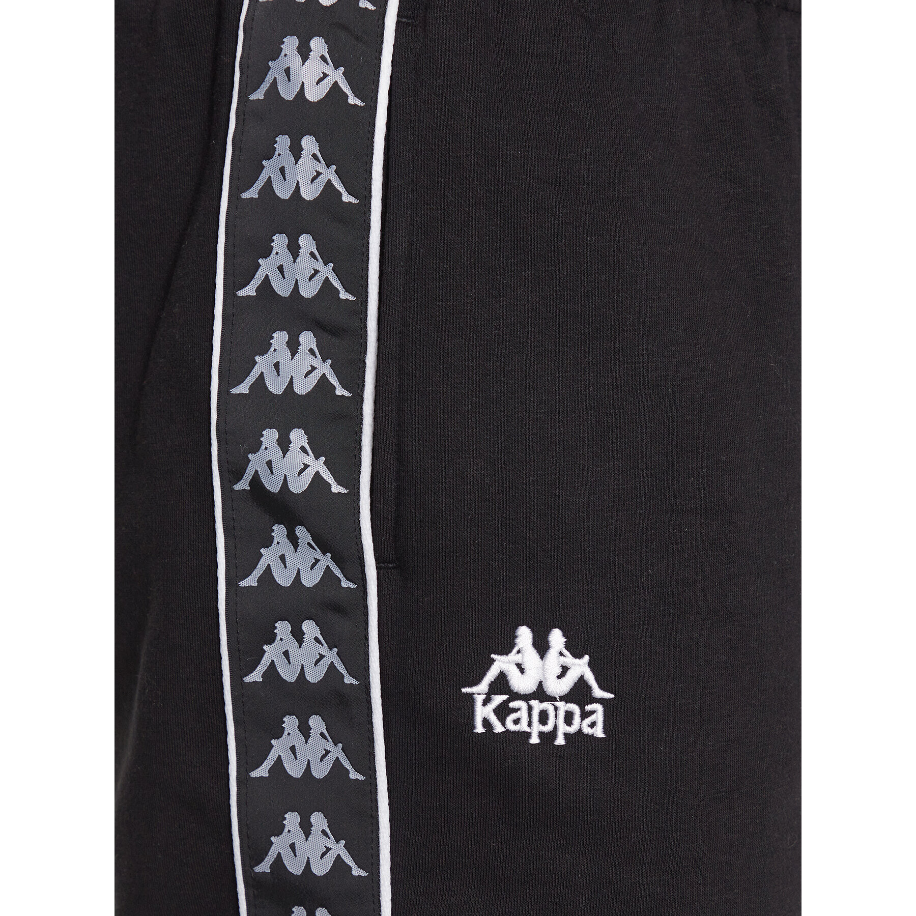 Kappa Pantaloni scurți sport 313018 Negru Regular Fit - Pled.ro