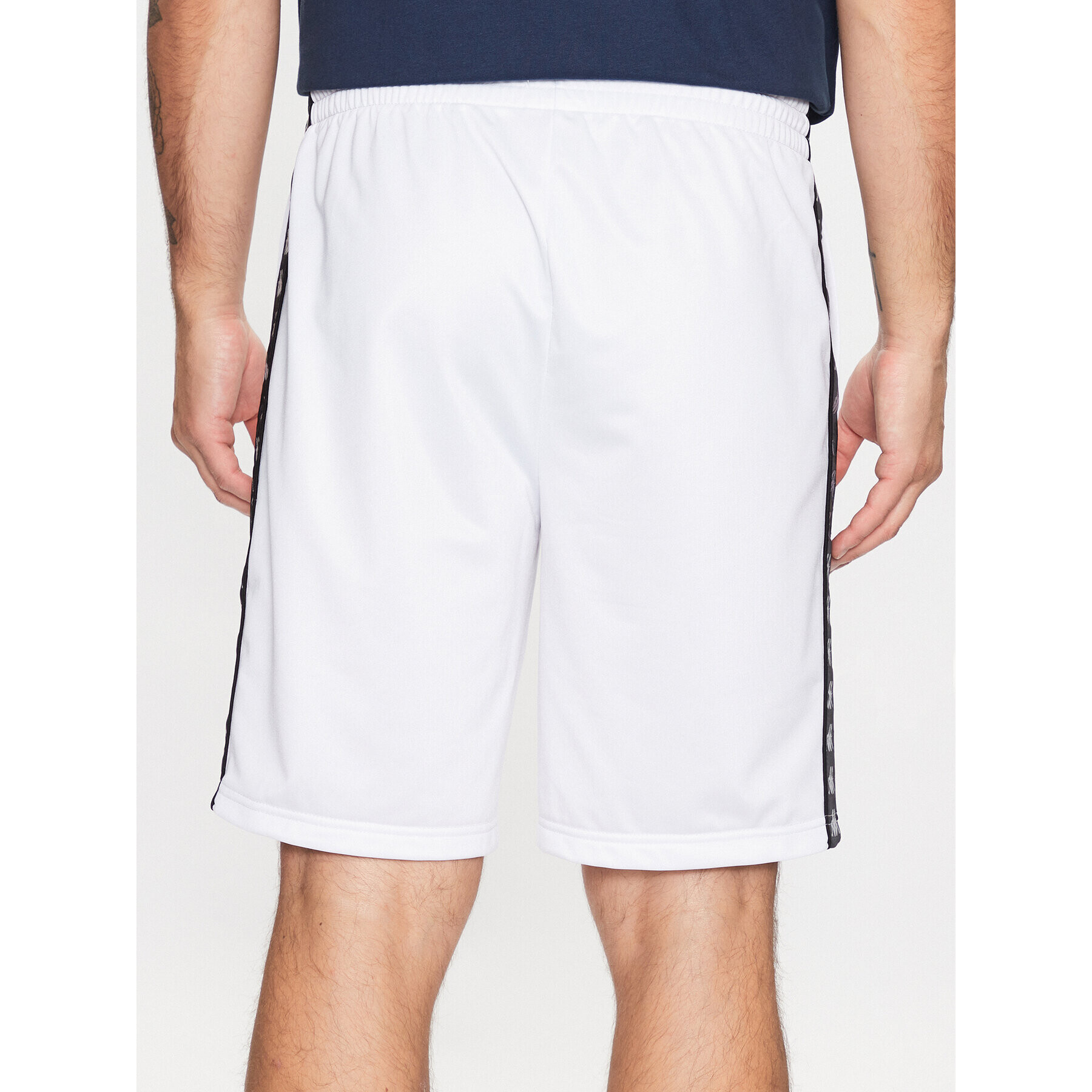 Kappa Pantaloni scurți sport 313019 Alb Regular Fit - Pled.ro