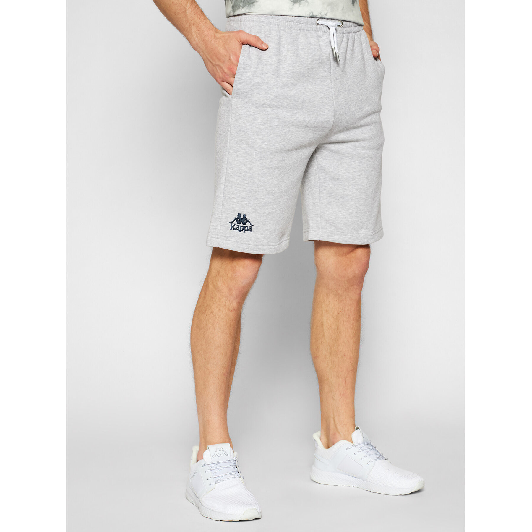 Kappa Pantaloni scurți sport 705423 Gri Regular Fit - Pled.ro