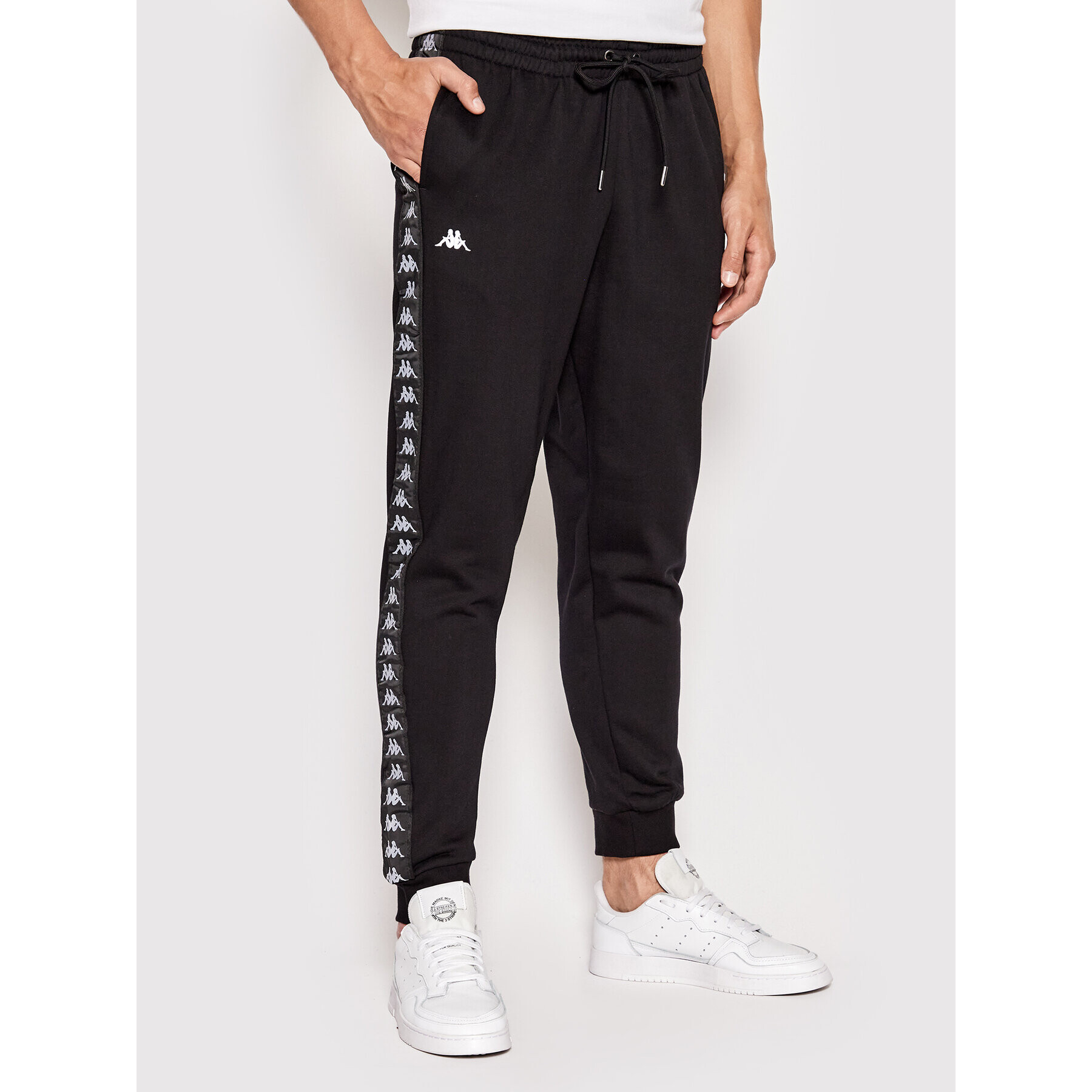 Kappa Pantaloni trening 311037 Negru Regular Fit - Pled.ro