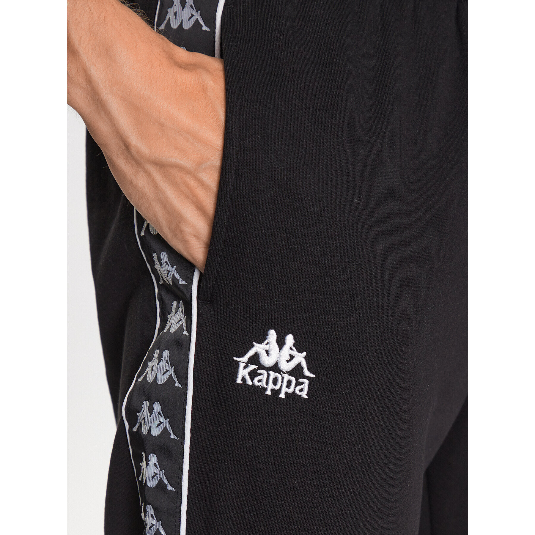 Kappa Pantaloni trening 313014 Negru Regular Fit - Pled.ro