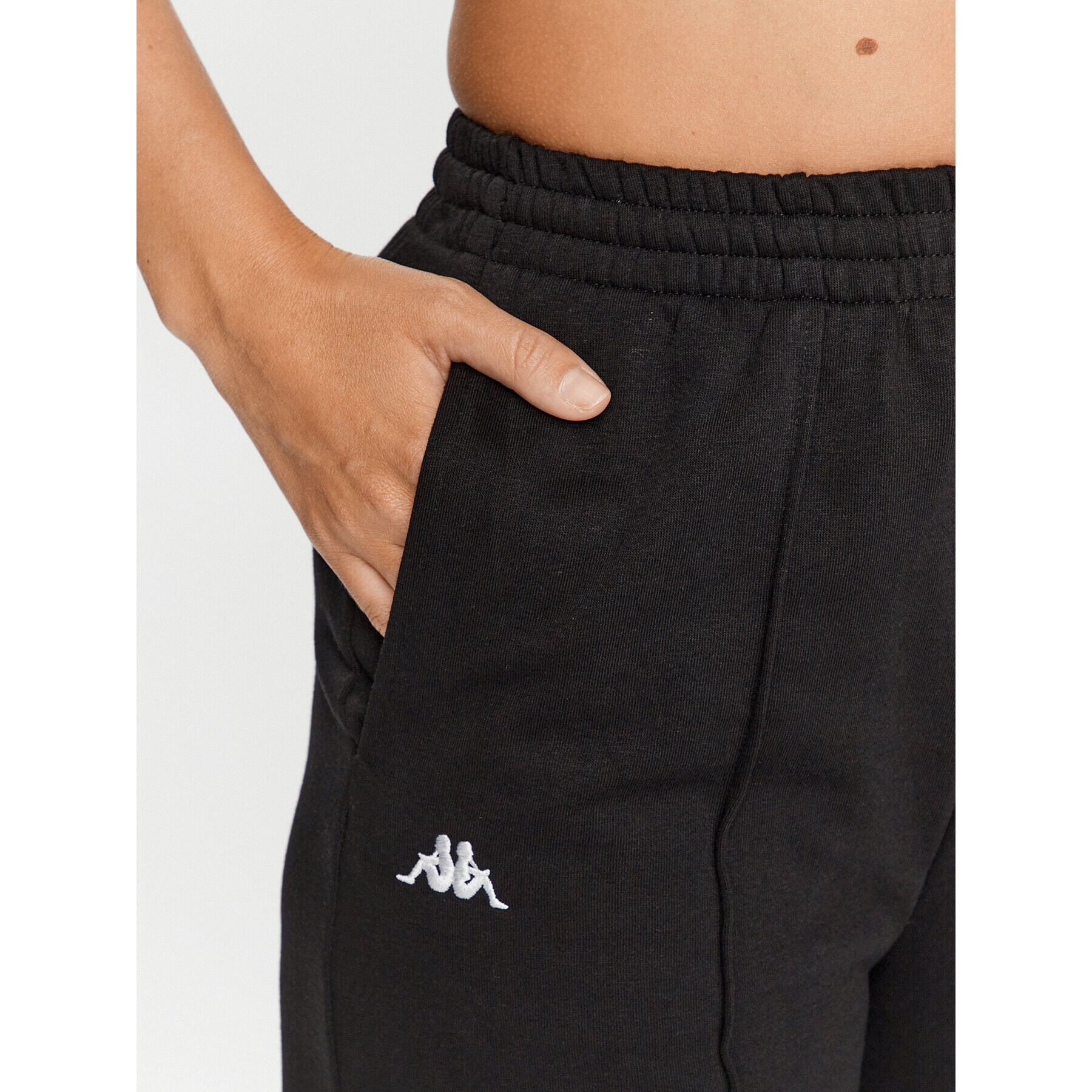 Kappa Pantaloni trening 313031 Negru Regular Fit - Pled.ro