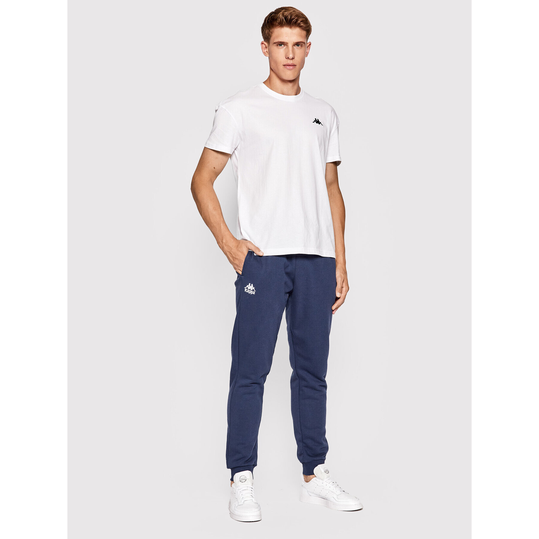 Kappa Pantaloni trening 708277 Bleumarin Regular Fit - Pled.ro