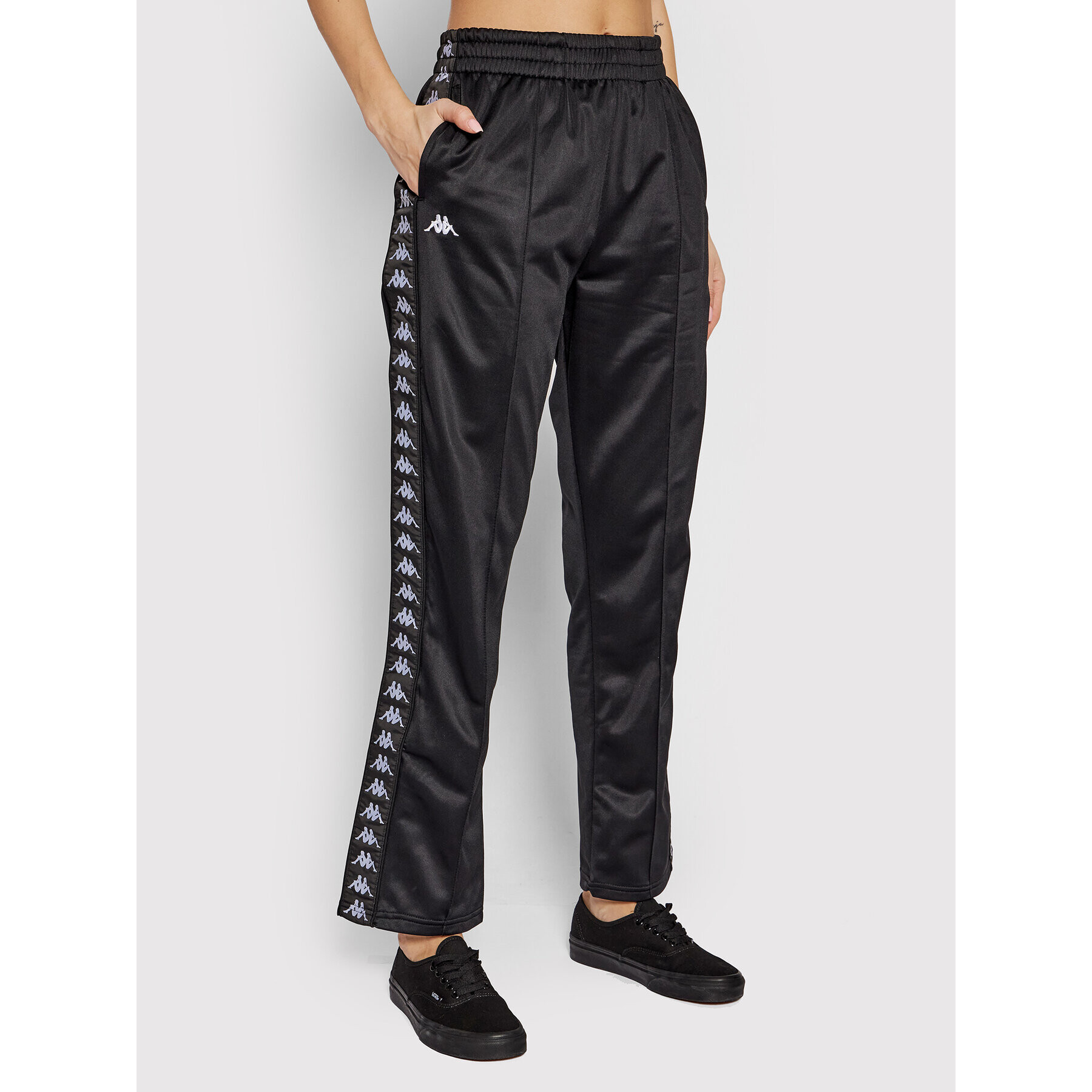 Kappa Pantaloni trening 311010 Negru Relaxed Fit - Pled.ro