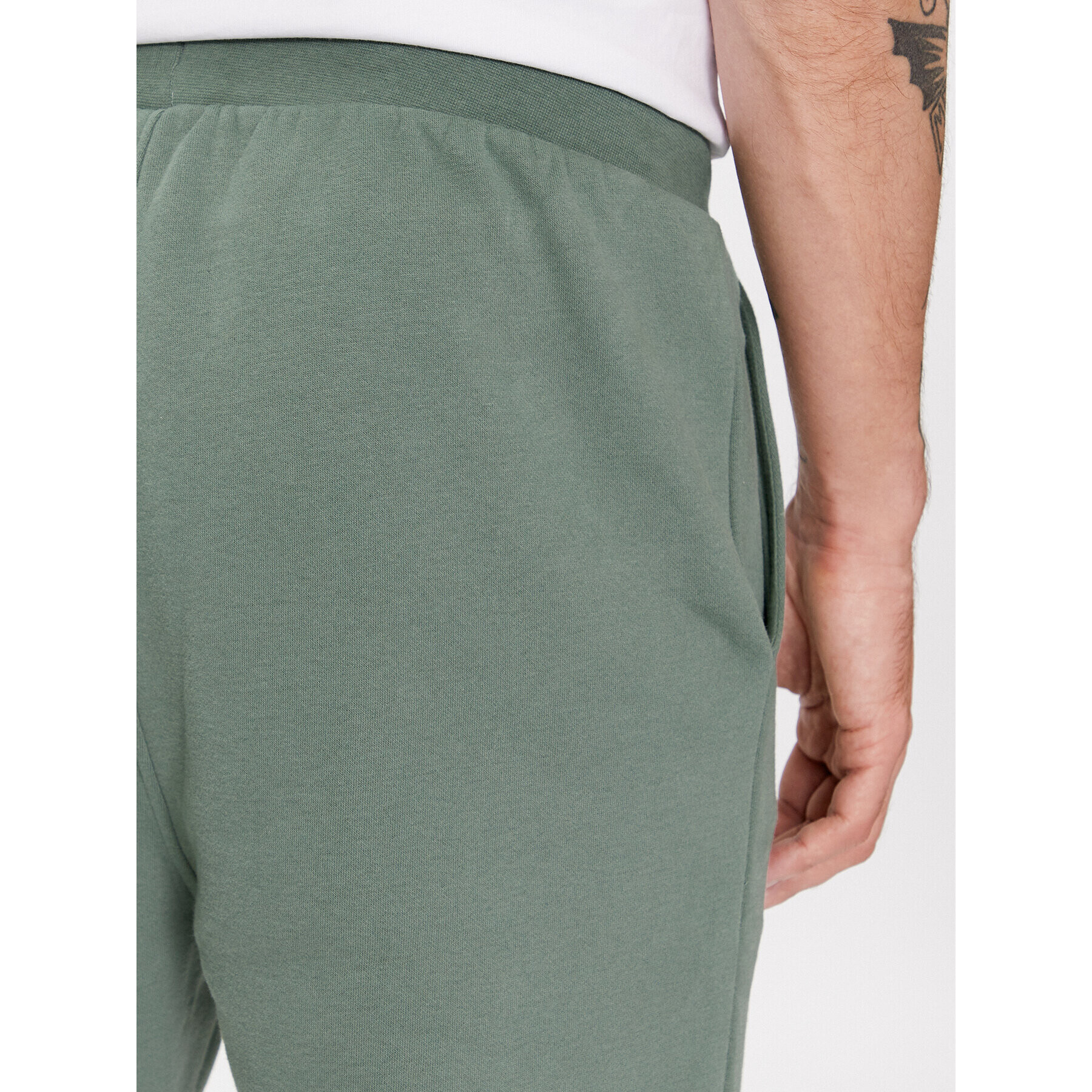 Kappa Pantaloni trening Zant 303MJC0 Verde Regular Fit - Pled.ro