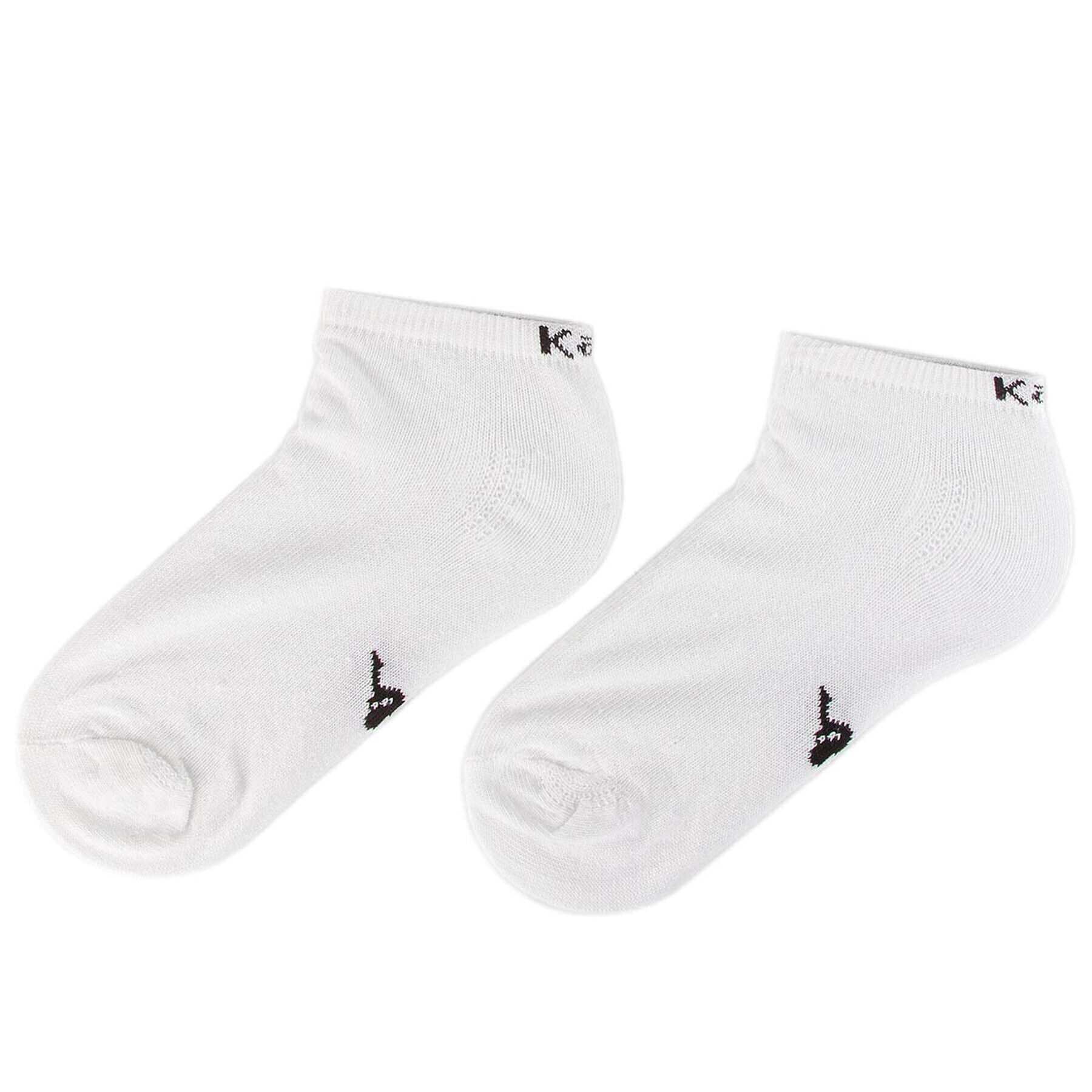 Kappa Set de 3 perechi de șosete joase unisex 704275 Alb - Pled.ro