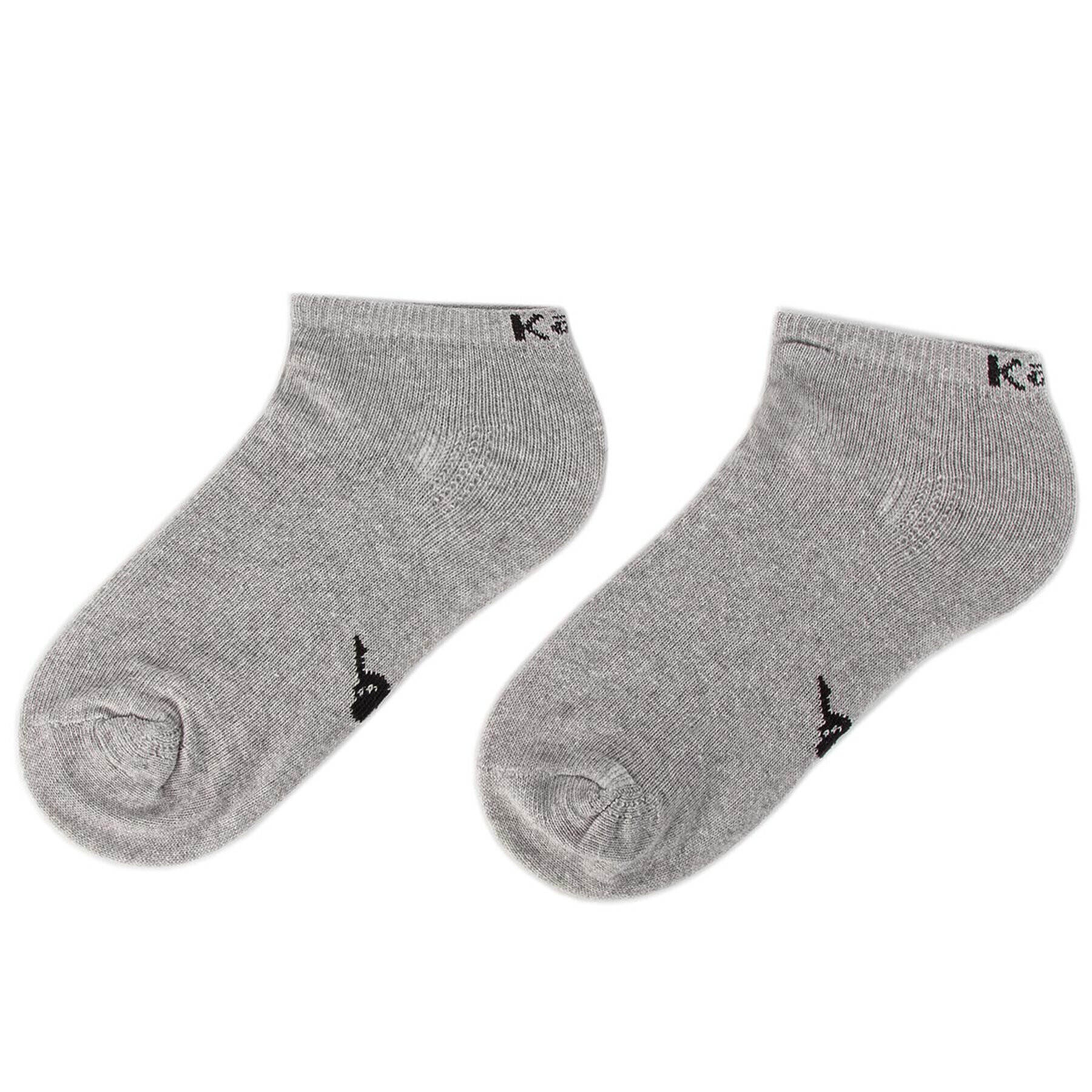 Kappa Set de 3 perechi de șosete joase unisex 704275 Gri - Pled.ro