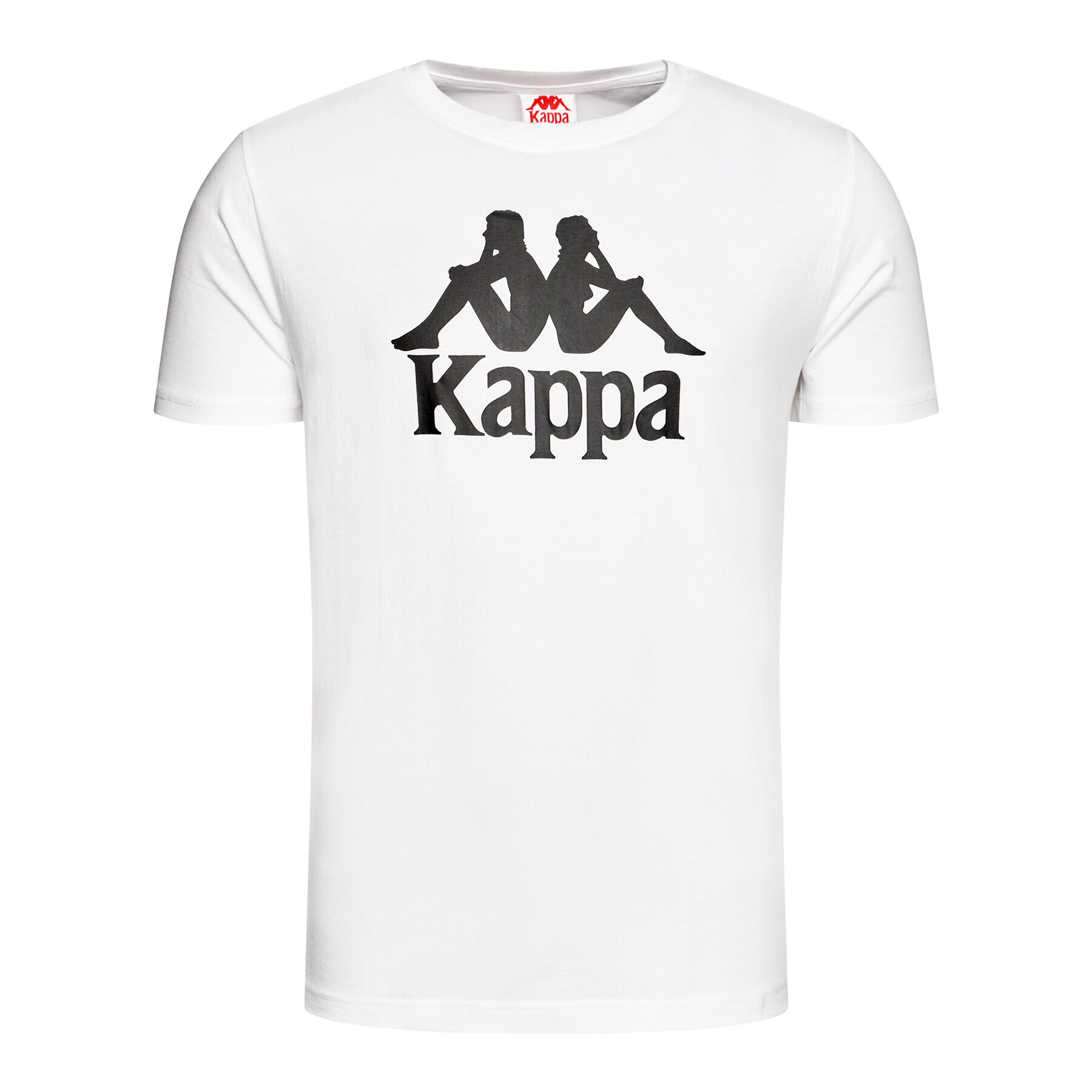 Kappa Tricou 303910 Alb Regular Fit - Pled.ro