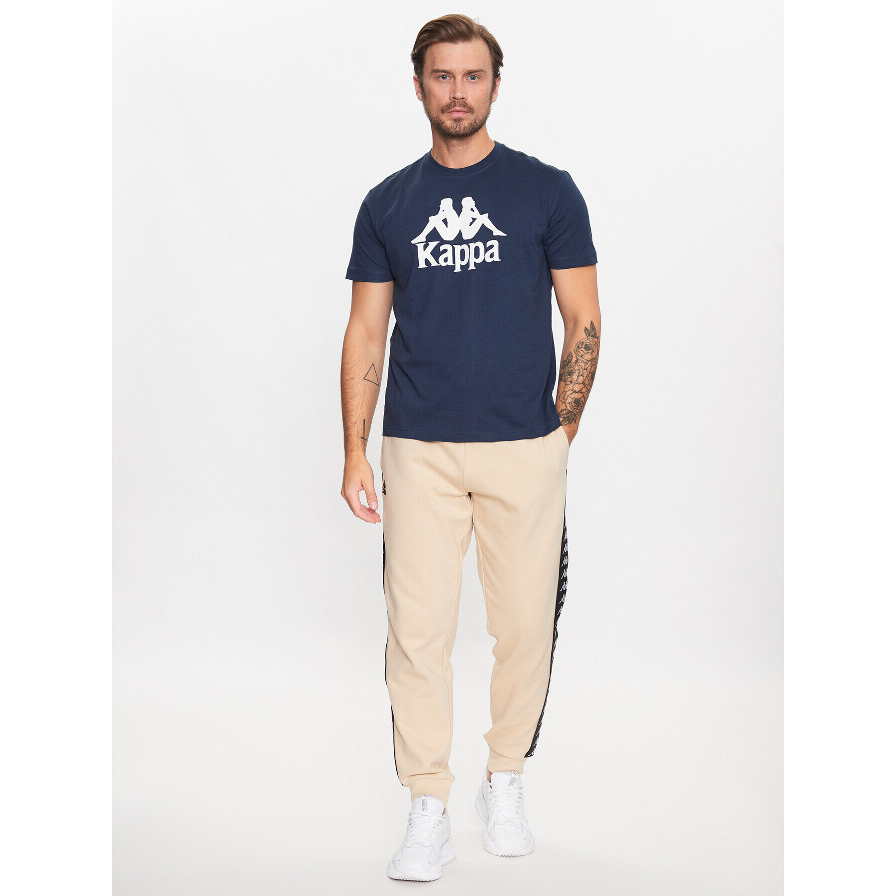 Kappa Tricou 303910 Bleumarin Regular Fit - Pled.ro