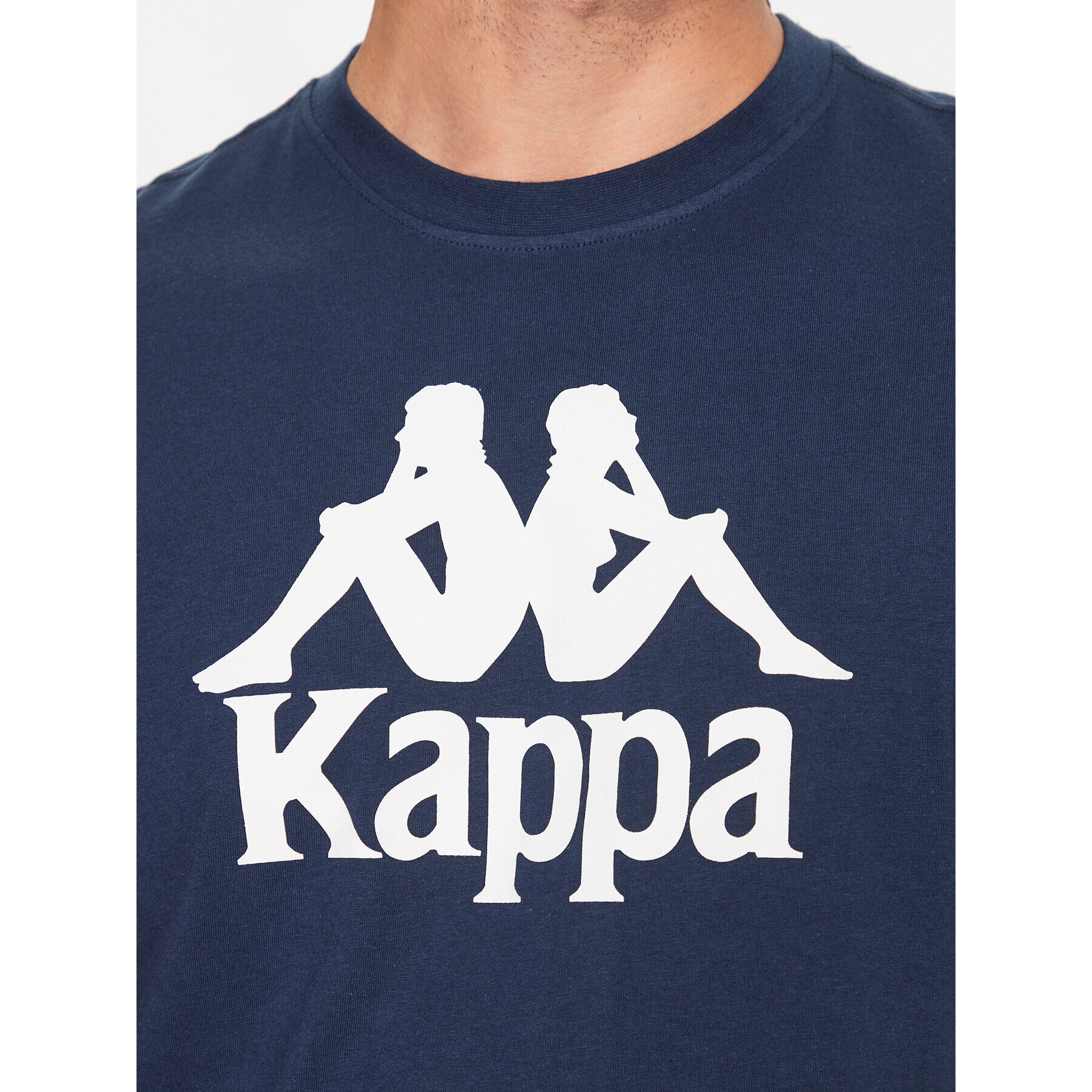 Kappa Tricou 303910 Bleumarin Regular Fit - Pled.ro