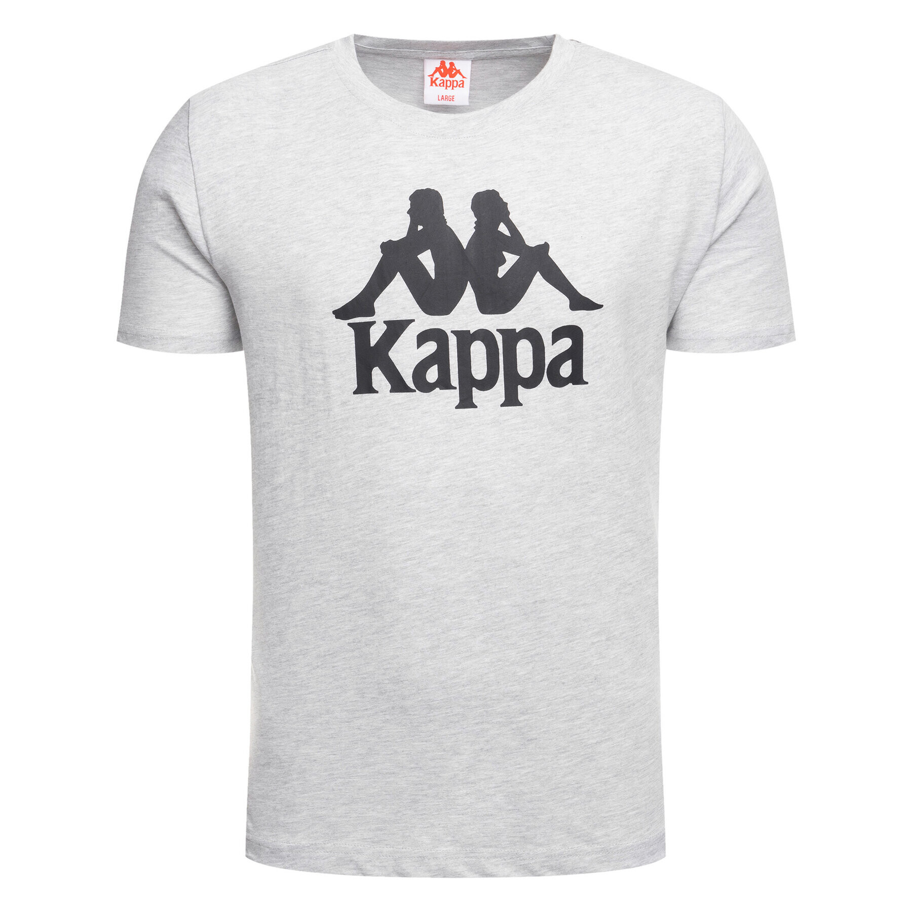 Kappa Tricou 303910 Gri Regular Fit - Pled.ro