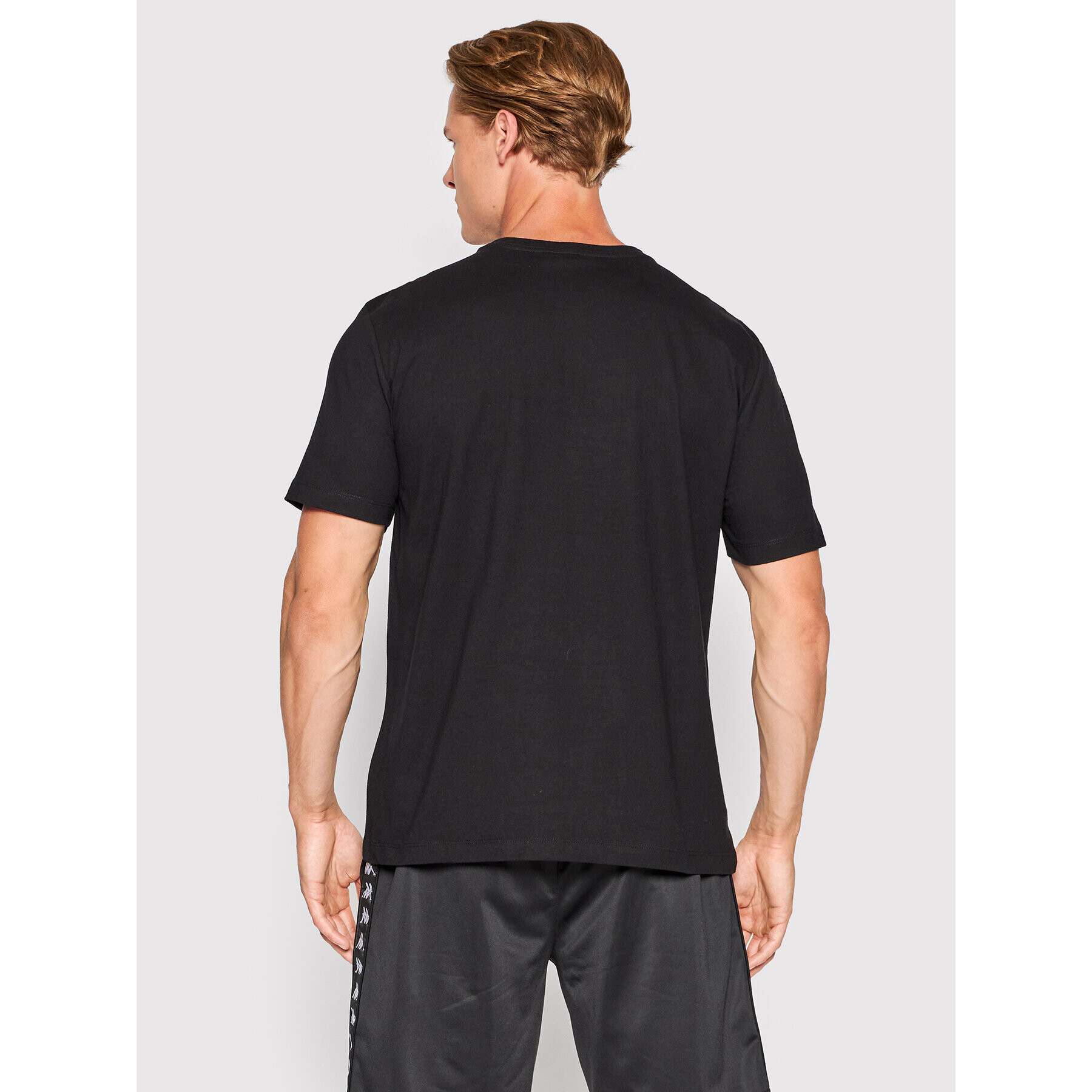 Kappa Tricou 311021 Negru Regular Fit - Pled.ro