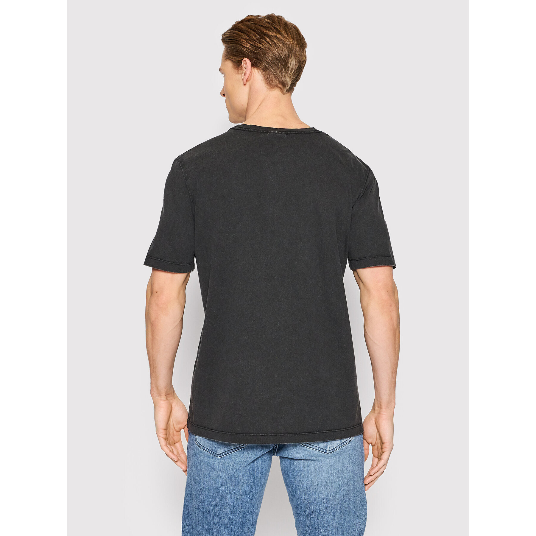 Kappa Tricou 311033 Negru Regular Fit - Pled.ro