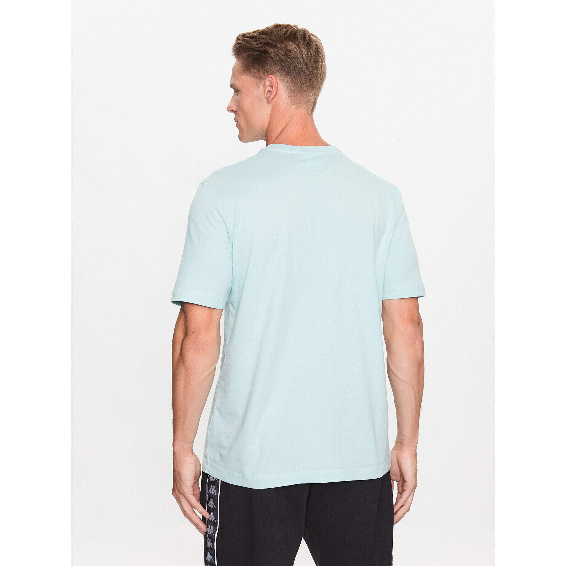 Kappa Tricou 313002 Albastru Regular Fit - Pled.ro