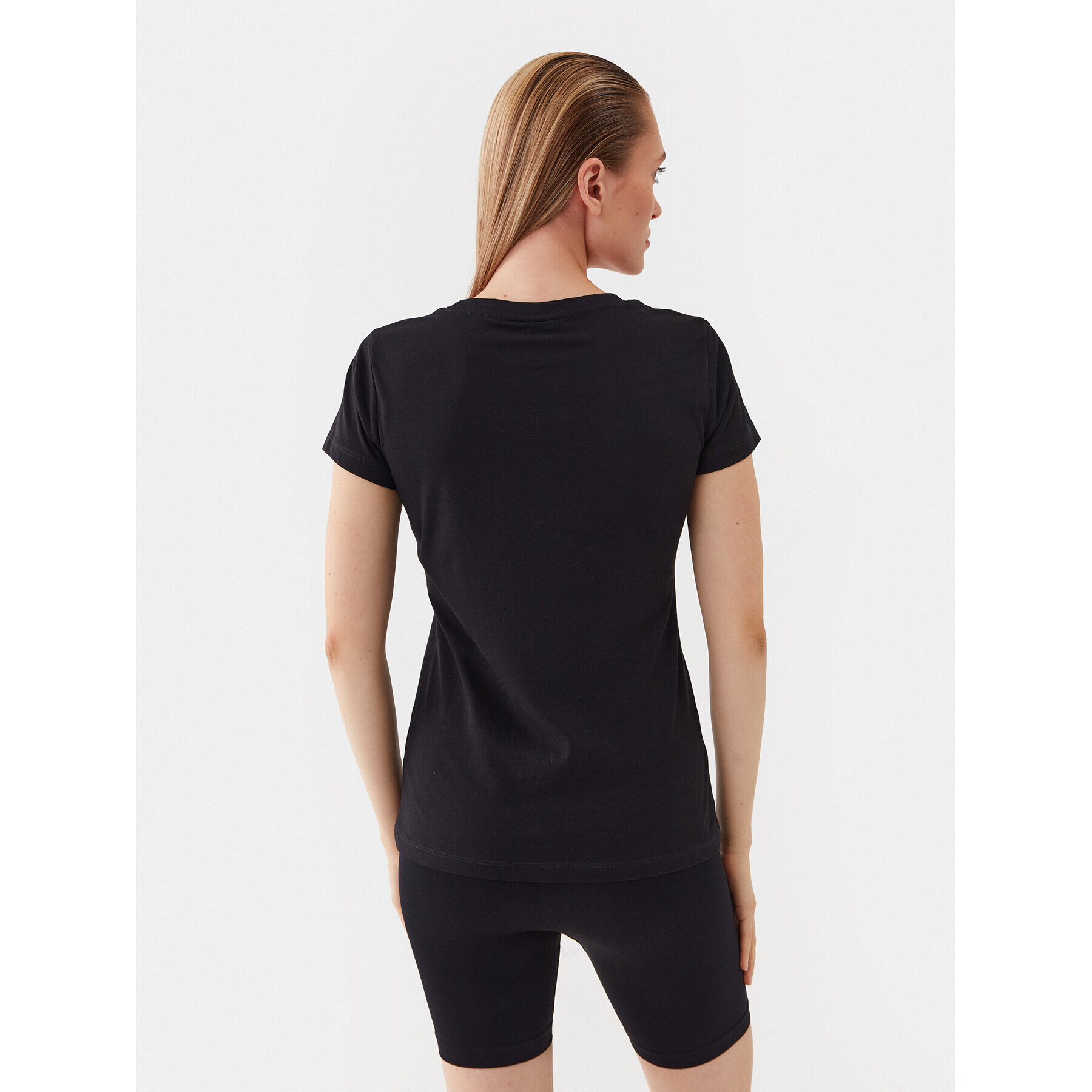 Kappa Tricou 709427 Negru Slim Fit - Pled.ro