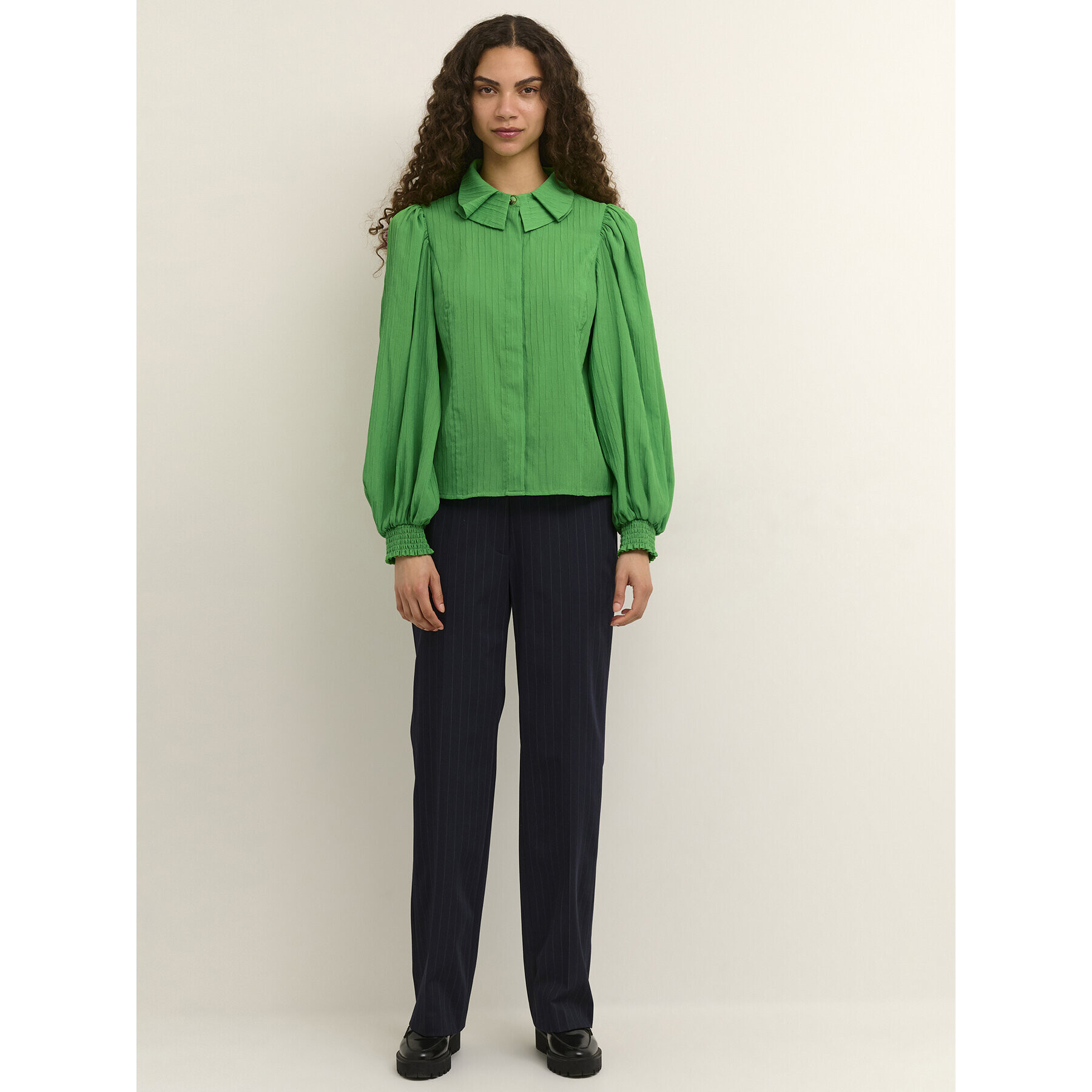 Karen by Simonsen Bluză Bugsy 10104306 Verde Feminine Fit - Pled.ro